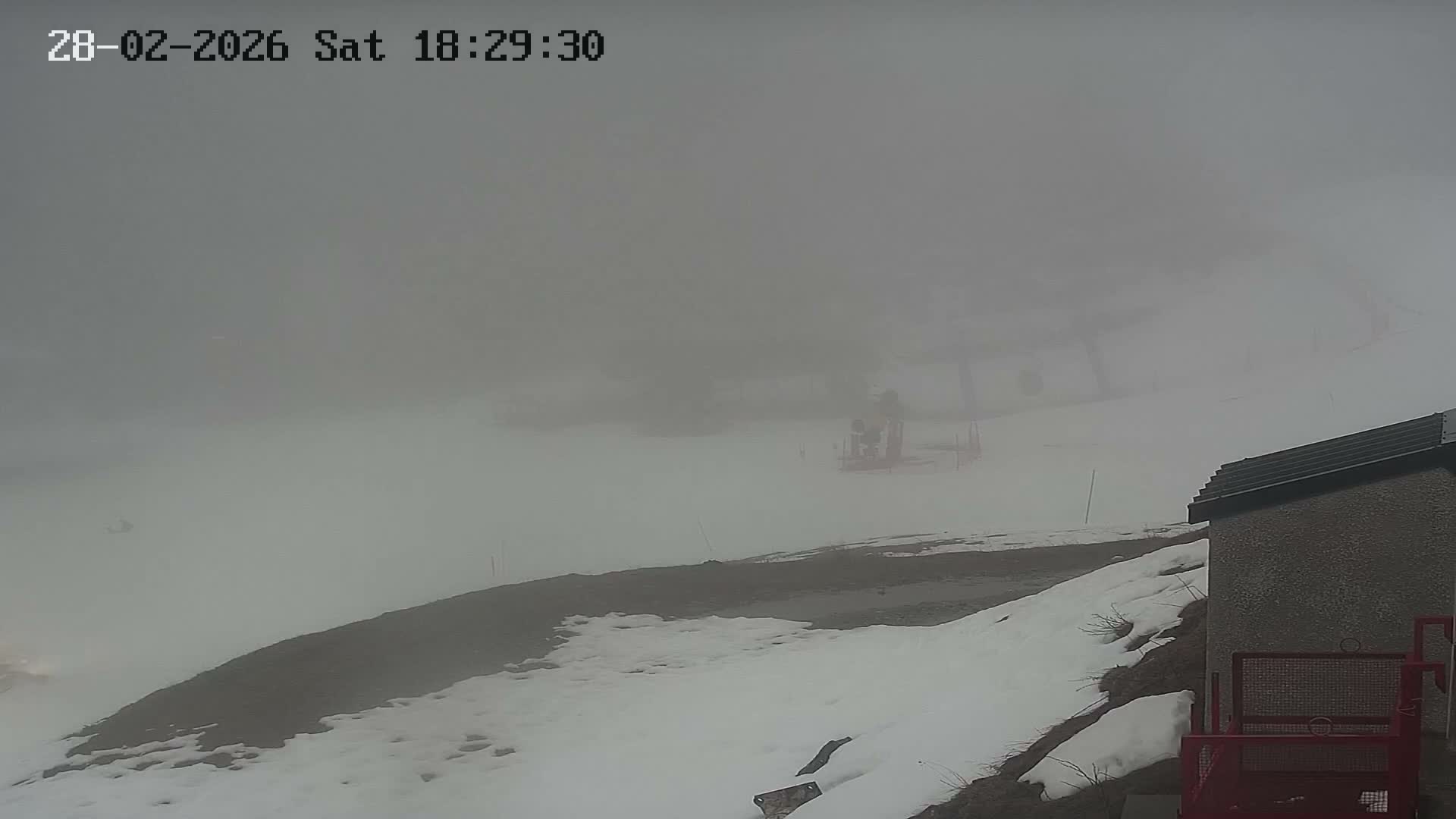 Gourette Ski Slopes & Hotels Area Live Cam - Eaux-Bonnes,  Pyrenees-Atlantiques, Nouvelle-Aquitaine, France