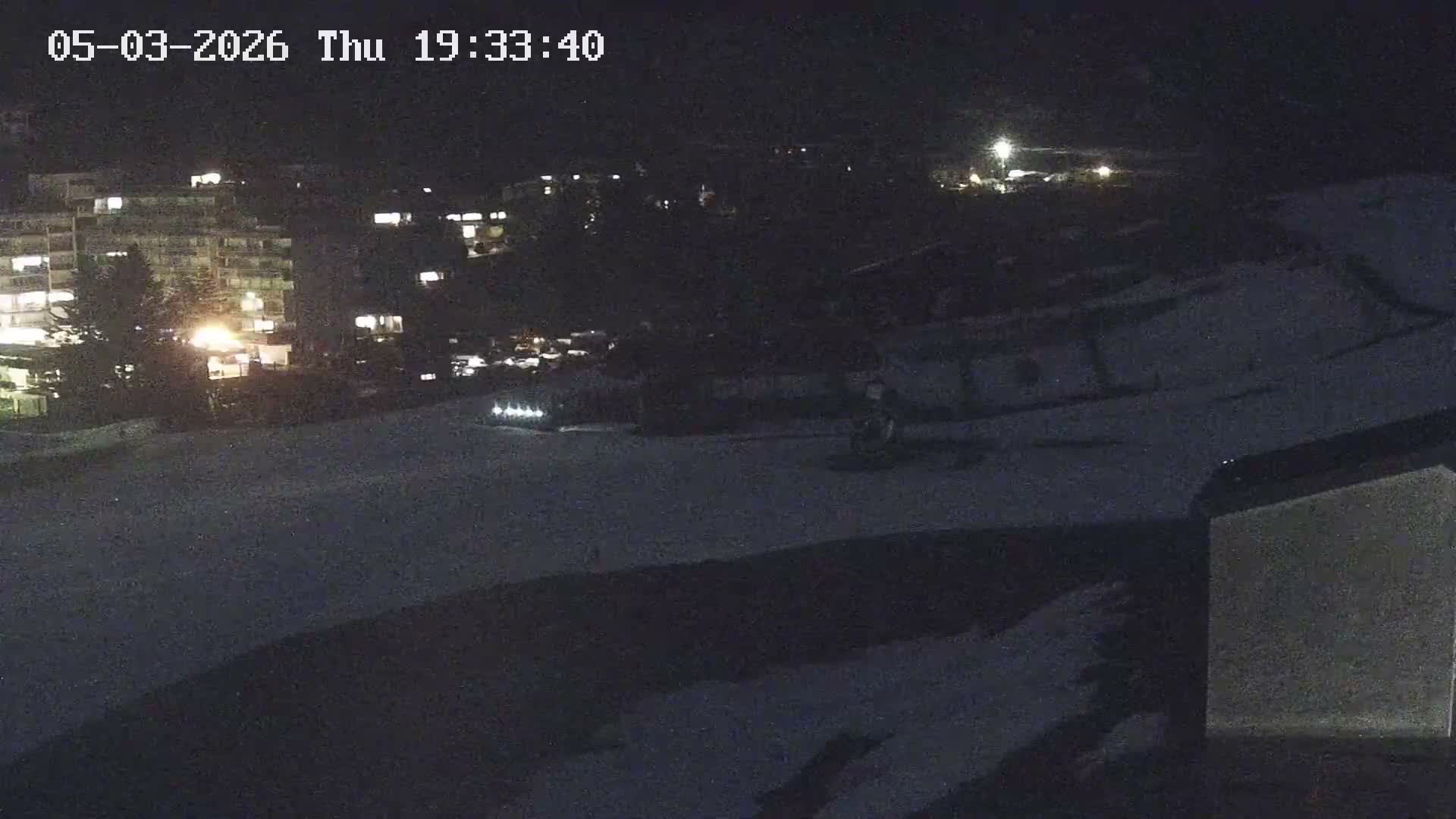 Gourette Ski Slopes & Hotels Area Live Cam - Eaux-Bonnes,  Pyrenees-Atlantiques, Nouvelle-Aquitaine, France