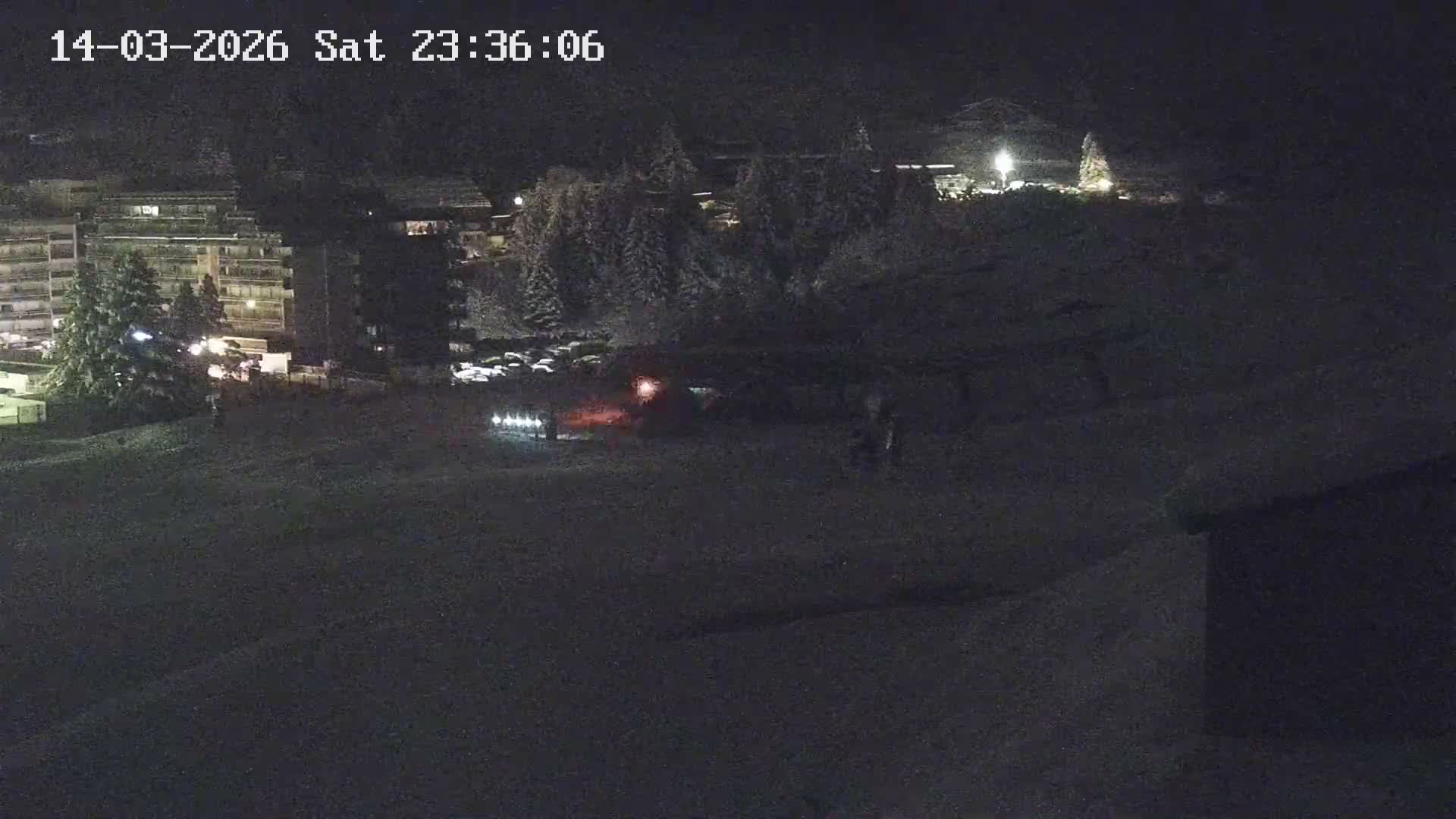 Gourette Ski Slopes & Hotels Area Live Cam - Eaux-Bonnes,  Pyrenees-Atlantiques, Nouvelle-Aquitaine, France