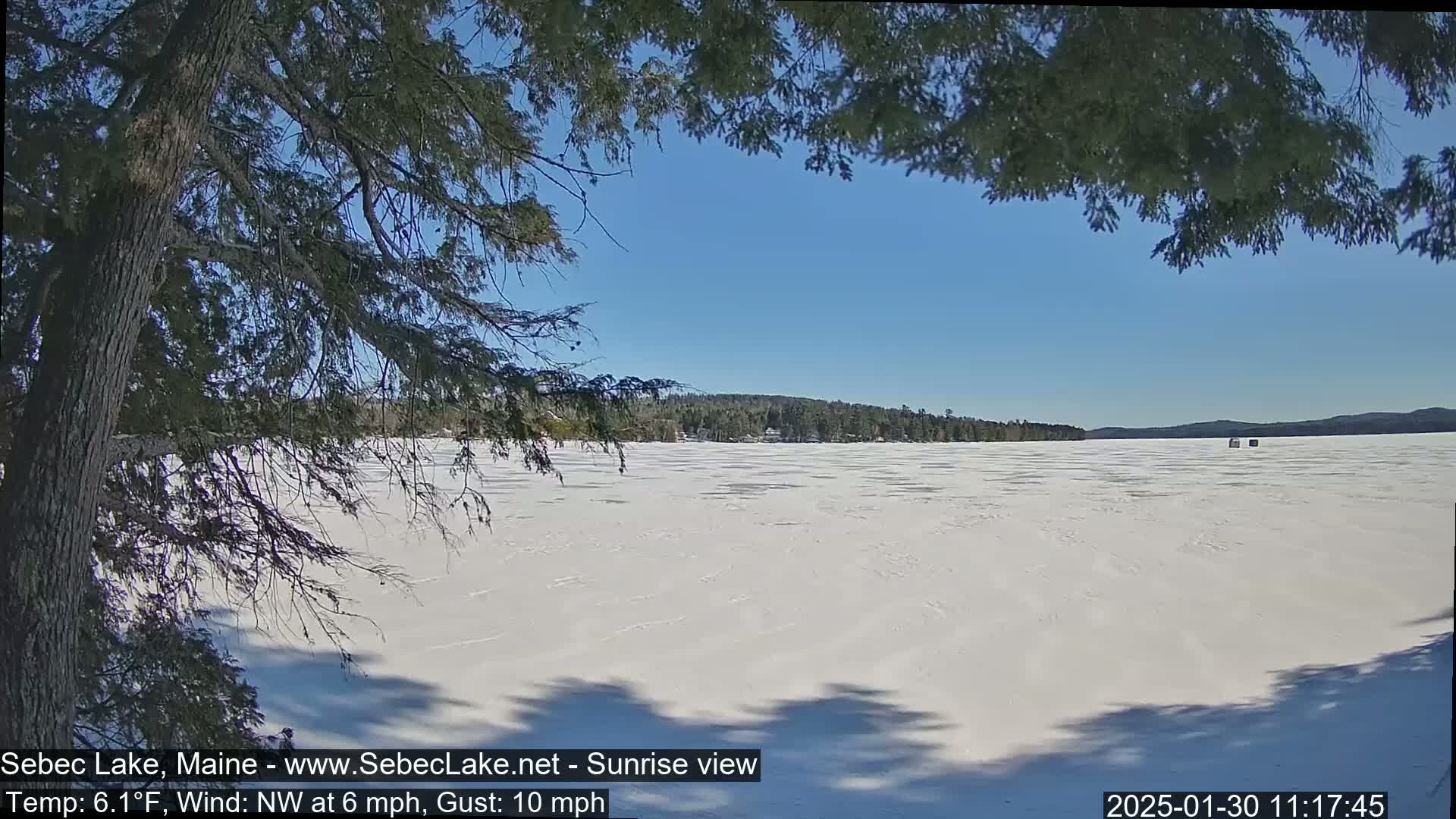Sebec Lake Live Cam  - Dover&Foxcroft , Maine , USA