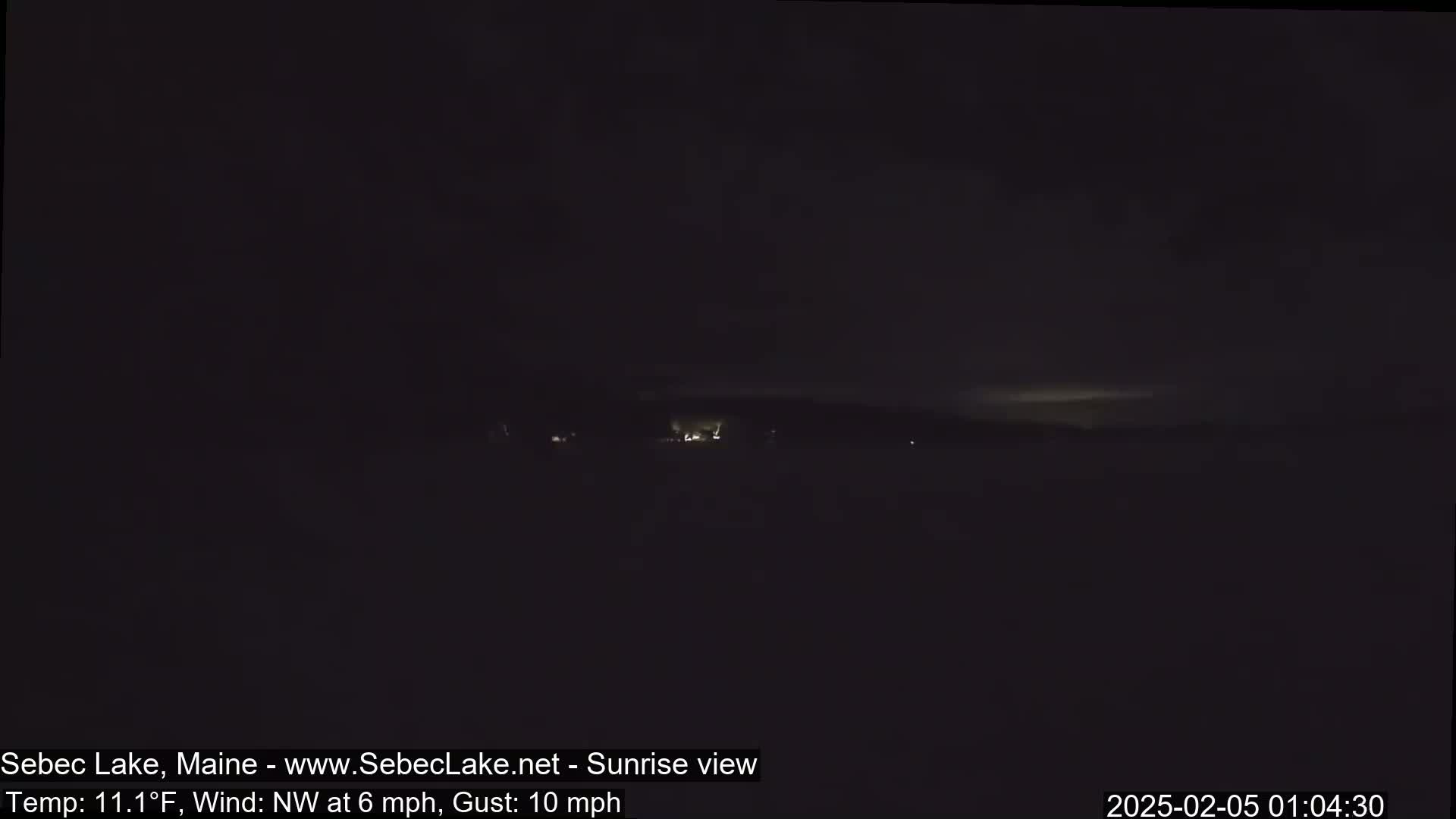 Sebec Lake Live Cam  - Dover&Foxcroft , Maine , USA