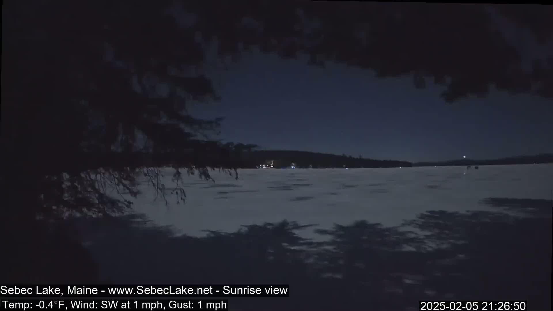 Sebec Lake Live Cam  - Dover&Foxcroft , Maine , USA
