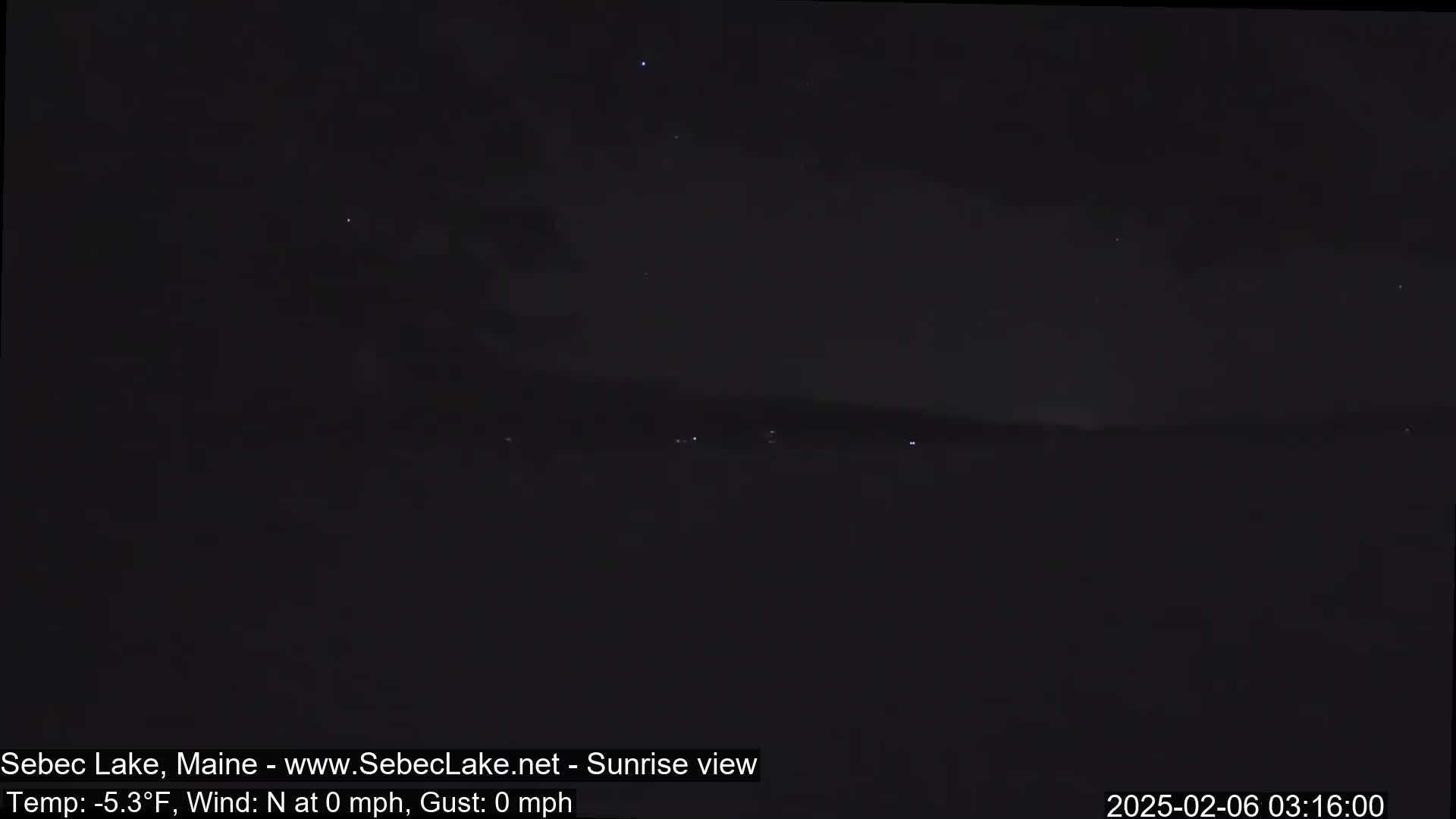 Sebec Lake Live Cam  - Dover&Foxcroft , Maine , USA