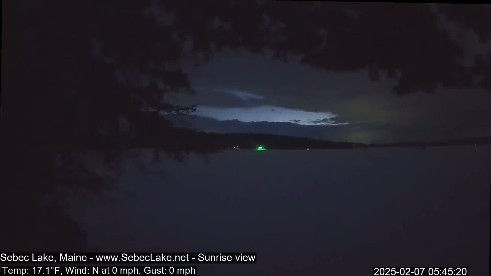 Sebec Lake Live Cam  - Dover&Foxcroft , Maine , USA