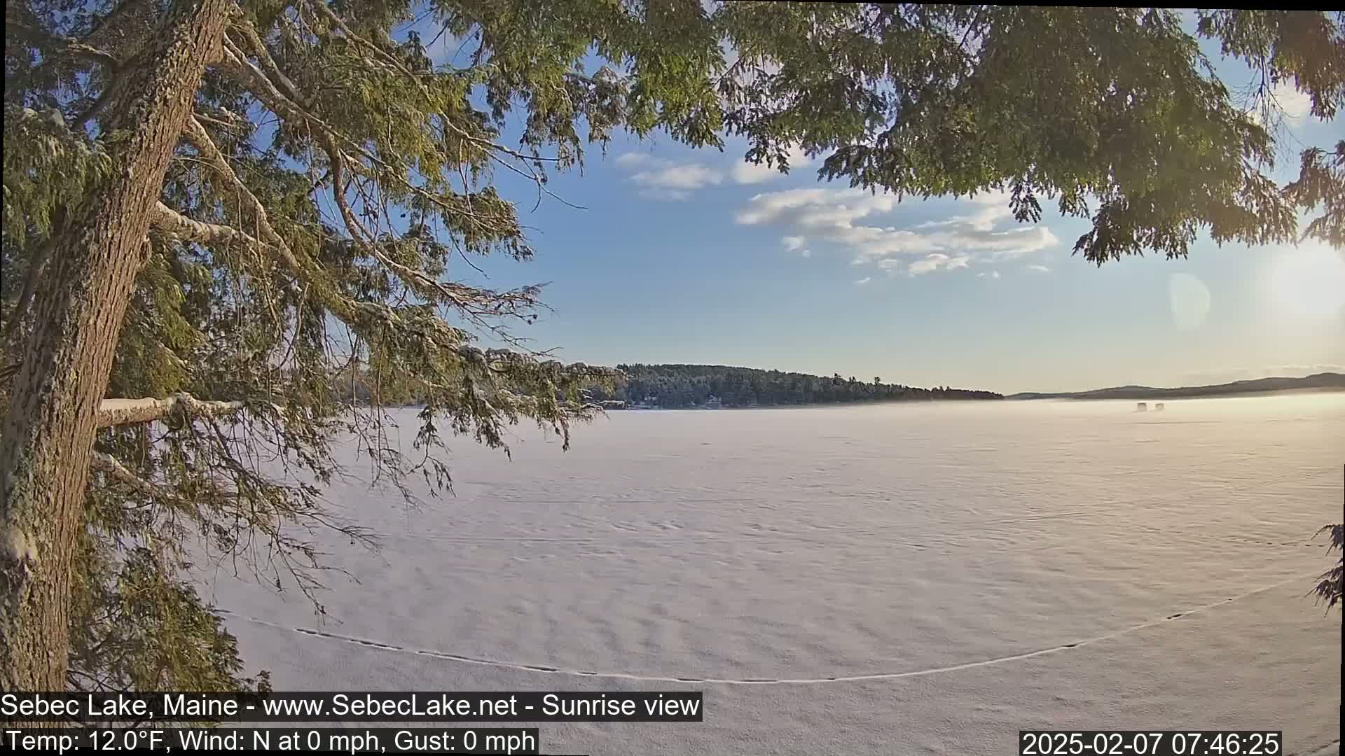 Sebec Lake Live Cam  - Dover&Foxcroft , Maine , USA