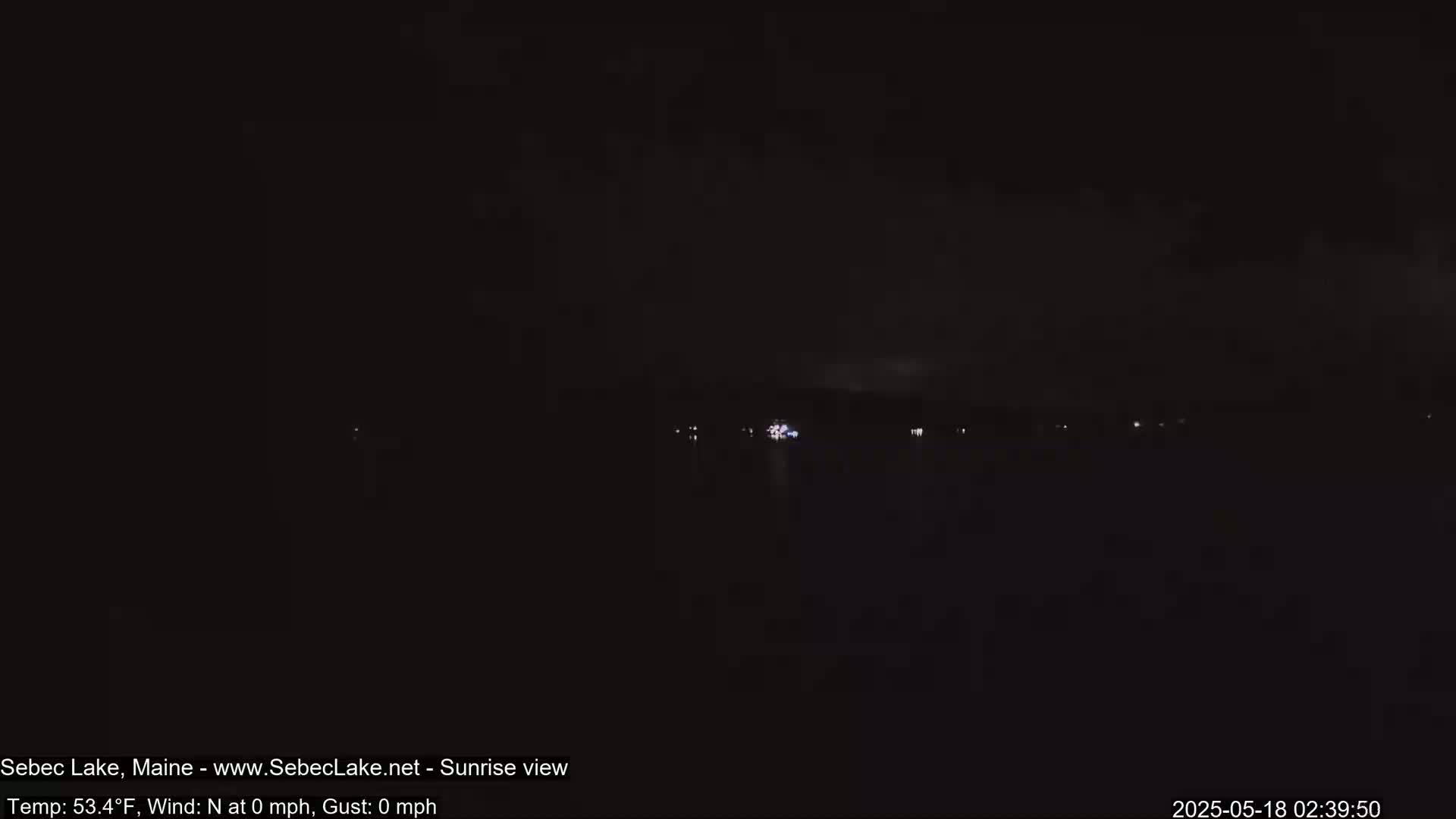 Sebec Lake Live Cam  - Dover&Foxcroft , Maine , USA