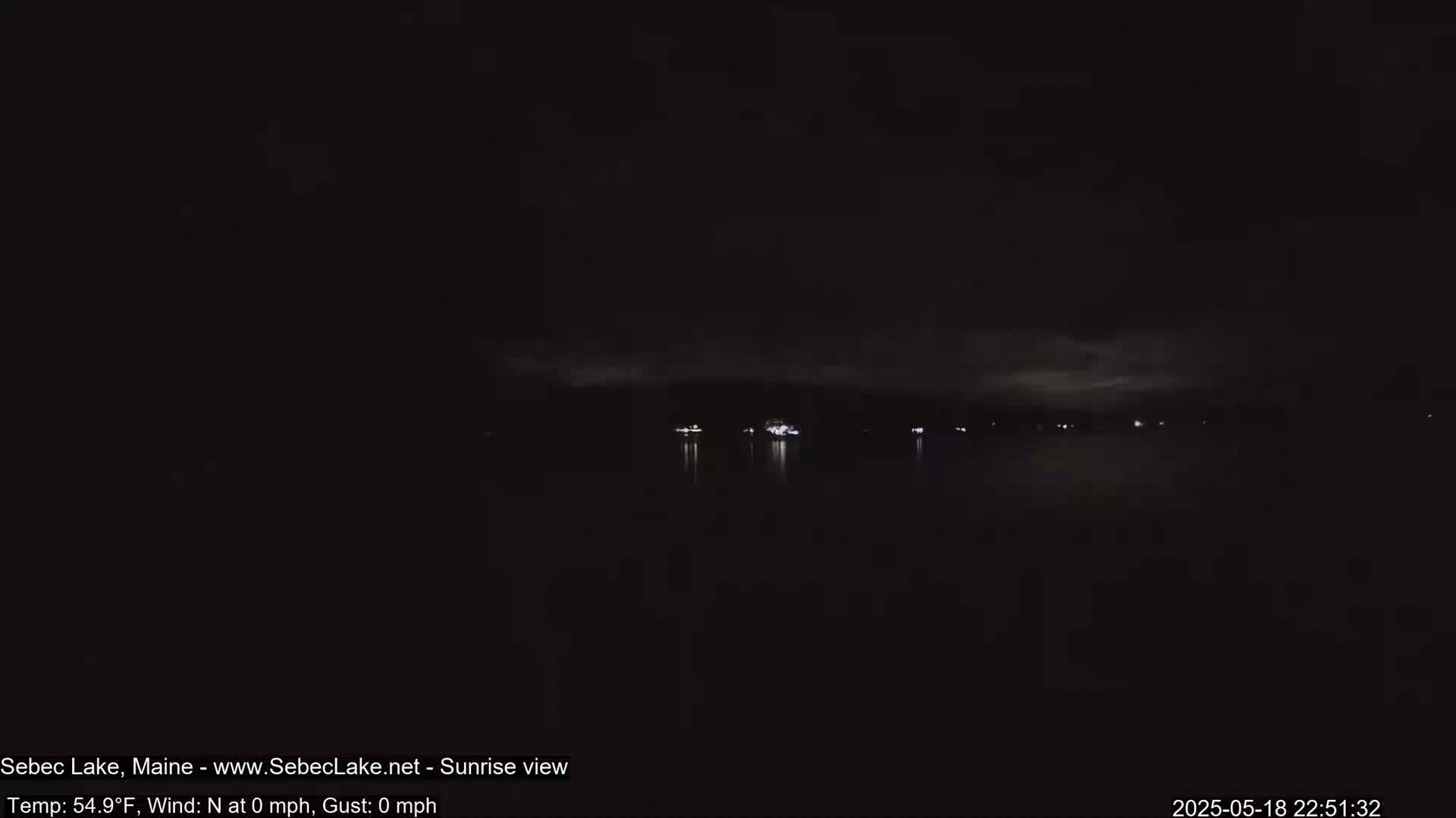 Sebec Lake Live Cam  - Dover&Foxcroft , Maine , USA