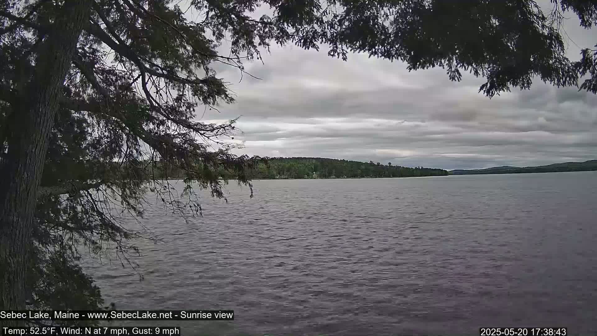 Sebec Lake Live Cam  - Dover&Foxcroft , Maine , USA