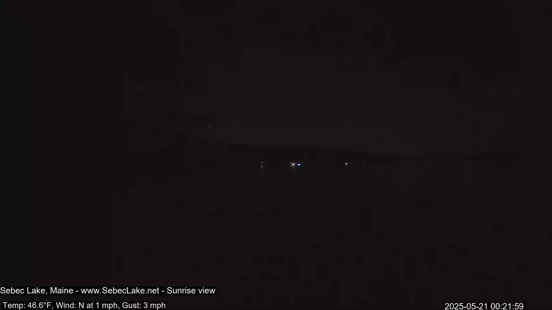 Sebec Lake Live Cam  - Dover&Foxcroft , Maine , USA