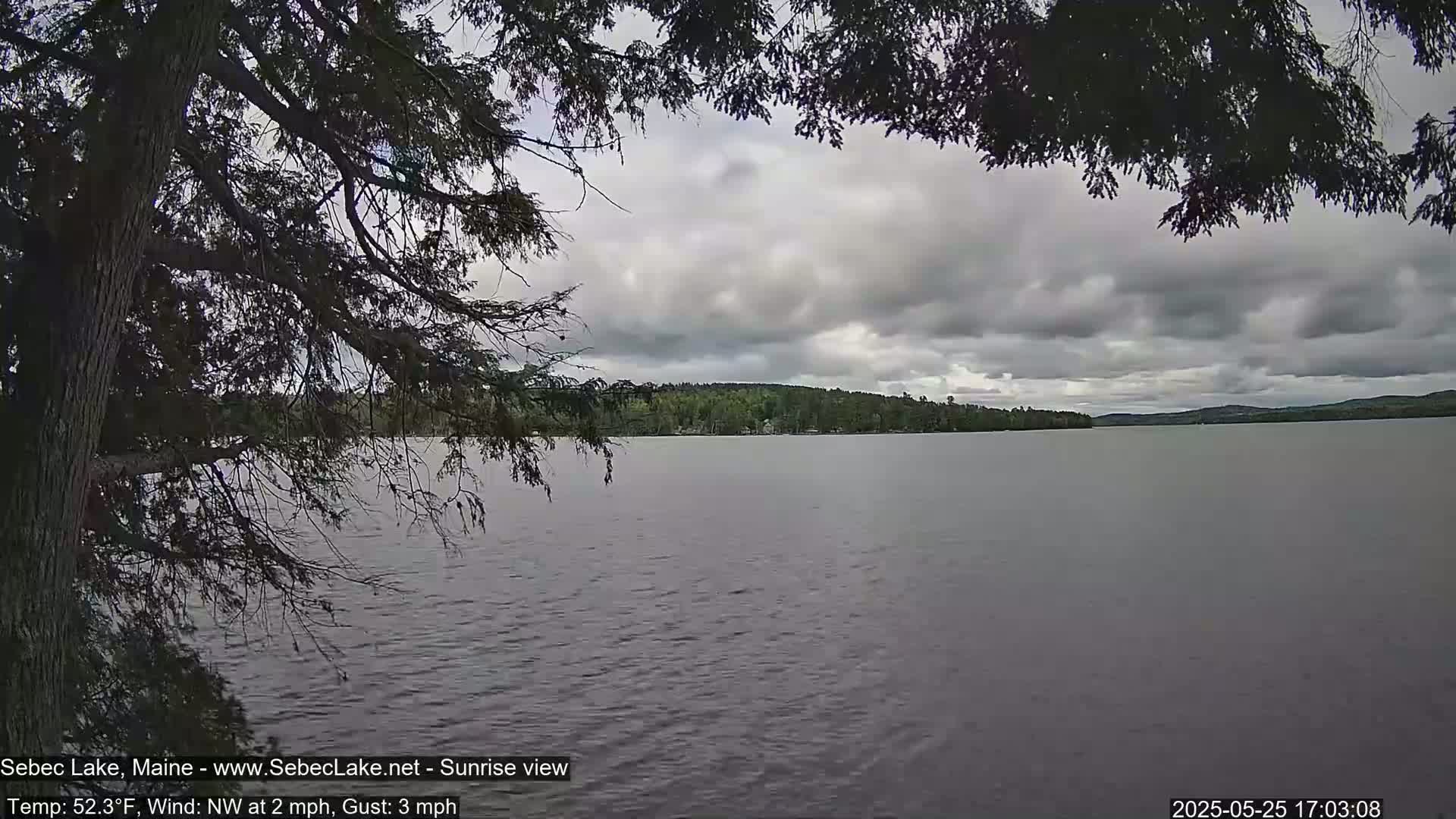 Sebec Lake Live Cam  - Dover&Foxcroft , Maine , USA