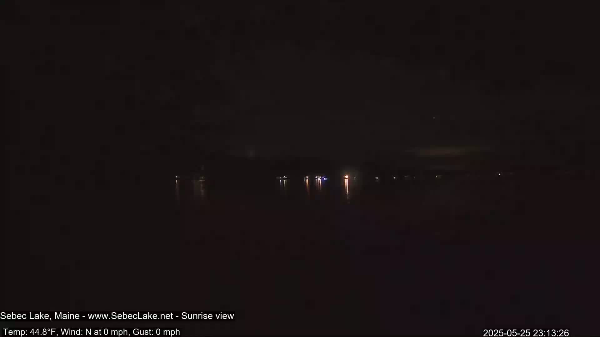 Sebec Lake Live Cam  - Dover&Foxcroft , Maine , USA
