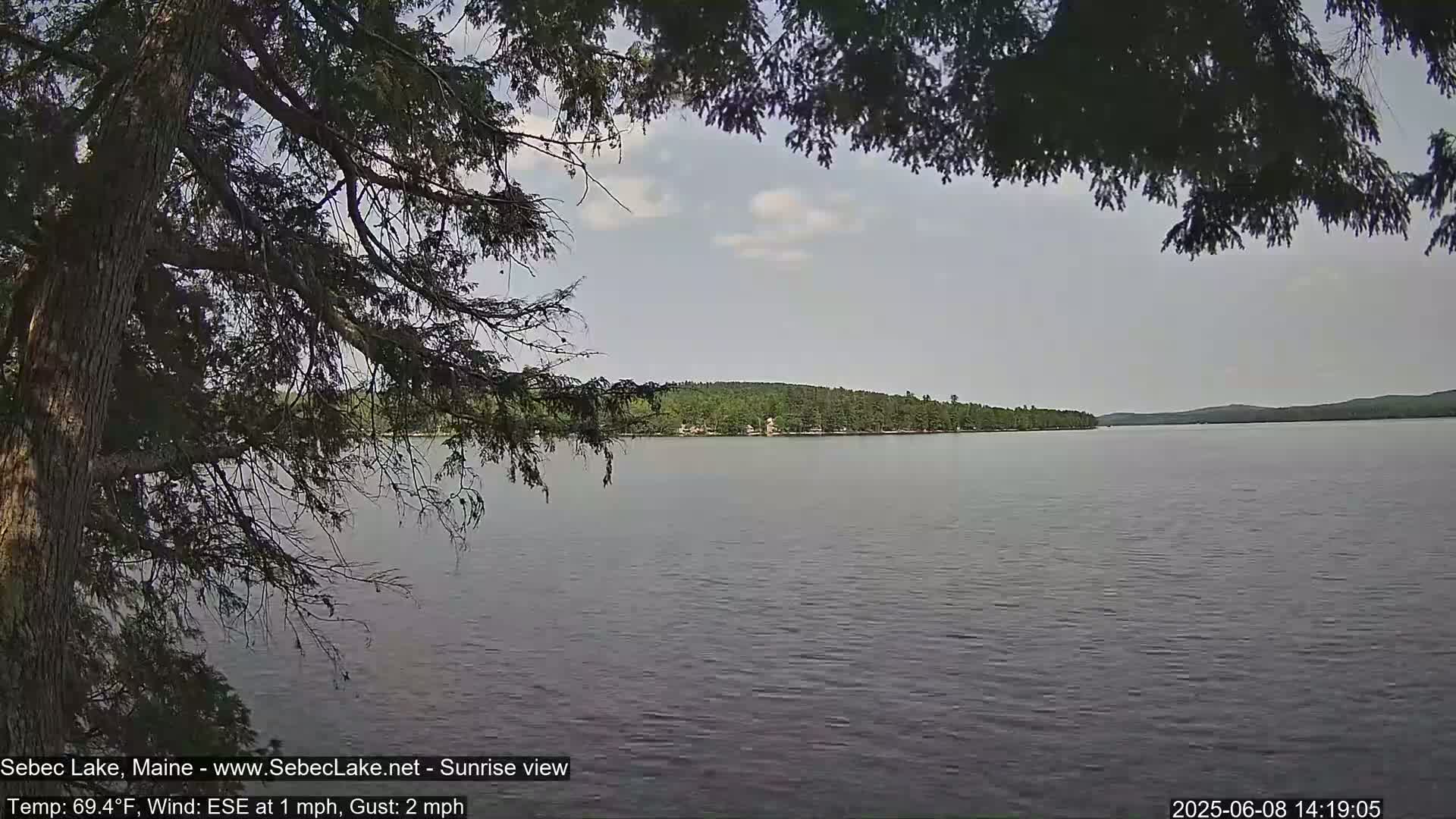 Sebec Lake Live Cam  - Dover&Foxcroft , Maine , USA