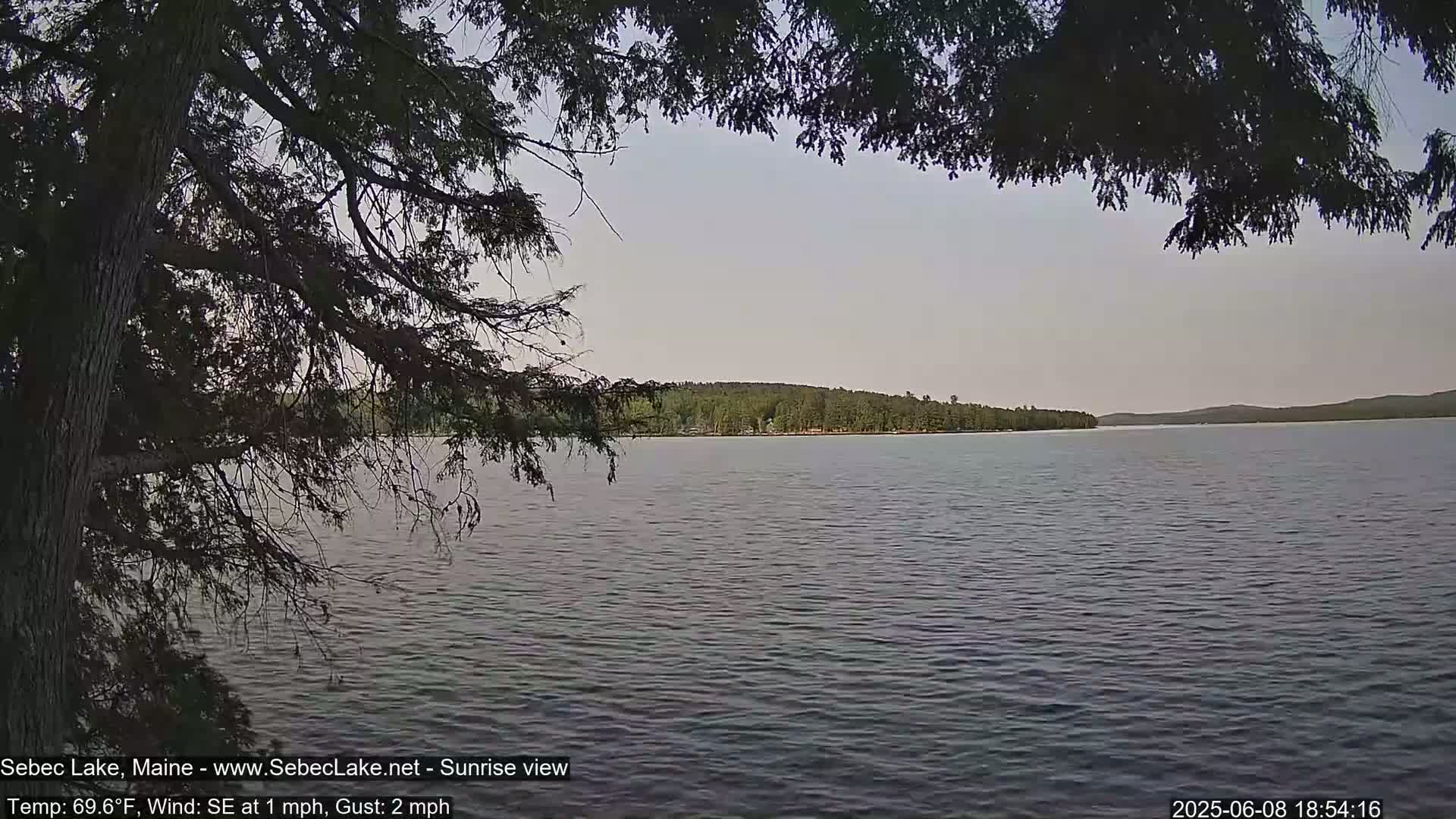 Sebec Lake Live Cam  - Dover&Foxcroft , Maine , USA