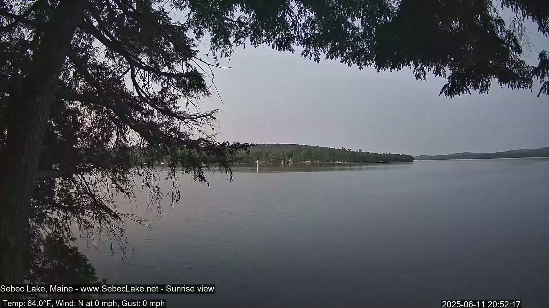 Sebec Lake Live Cam  - Dover&Foxcroft , Maine , USA