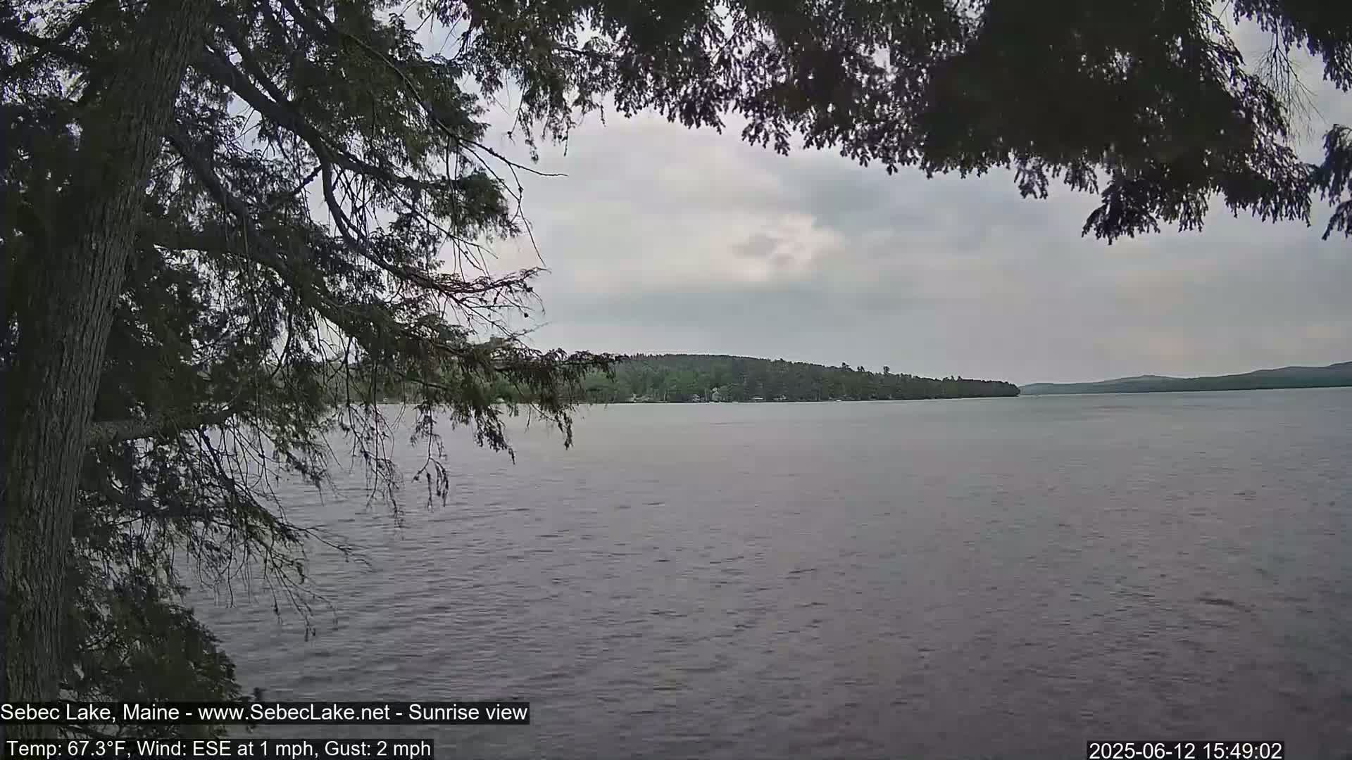 Sebec Lake Live Cam  - Dover&Foxcroft , Maine , USA