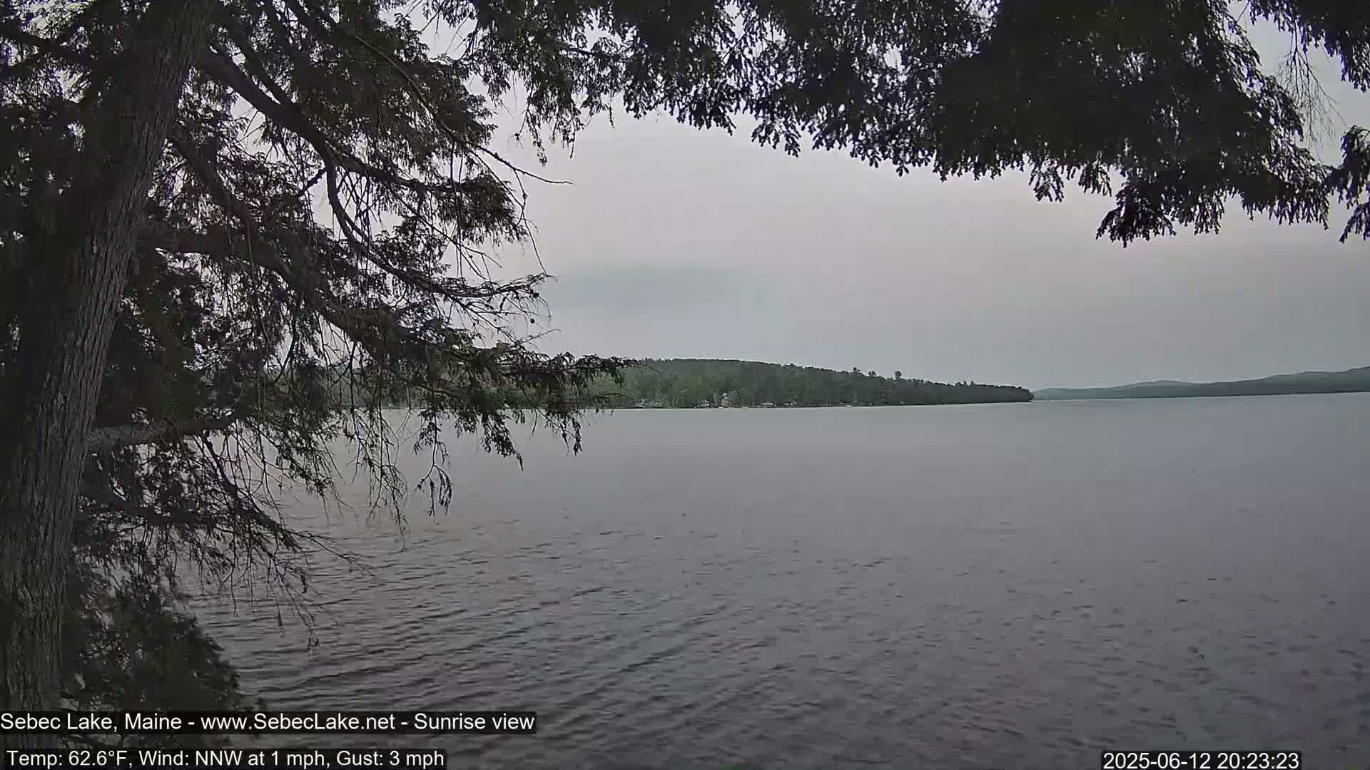 Sebec Lake Live Cam  - Dover&Foxcroft , Maine , USA