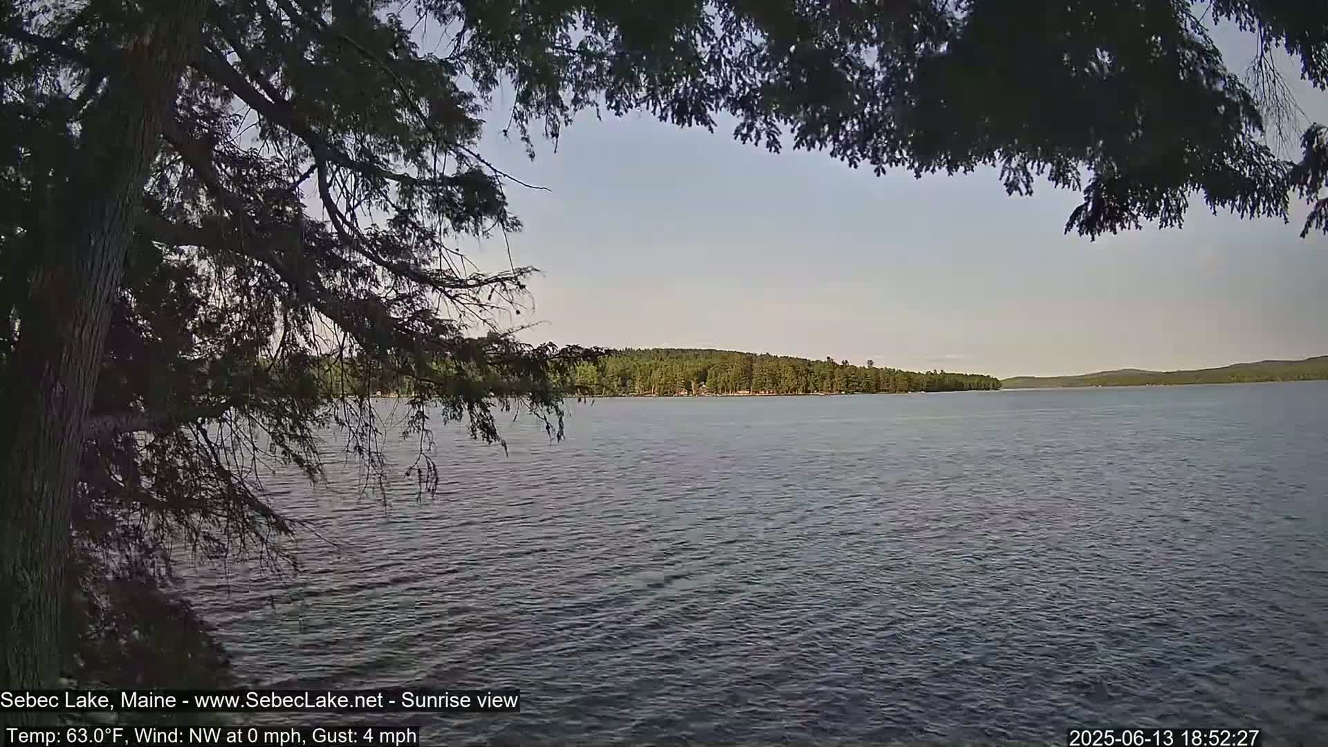 Sebec Lake Live Cam  - Dover&Foxcroft , Maine , USA