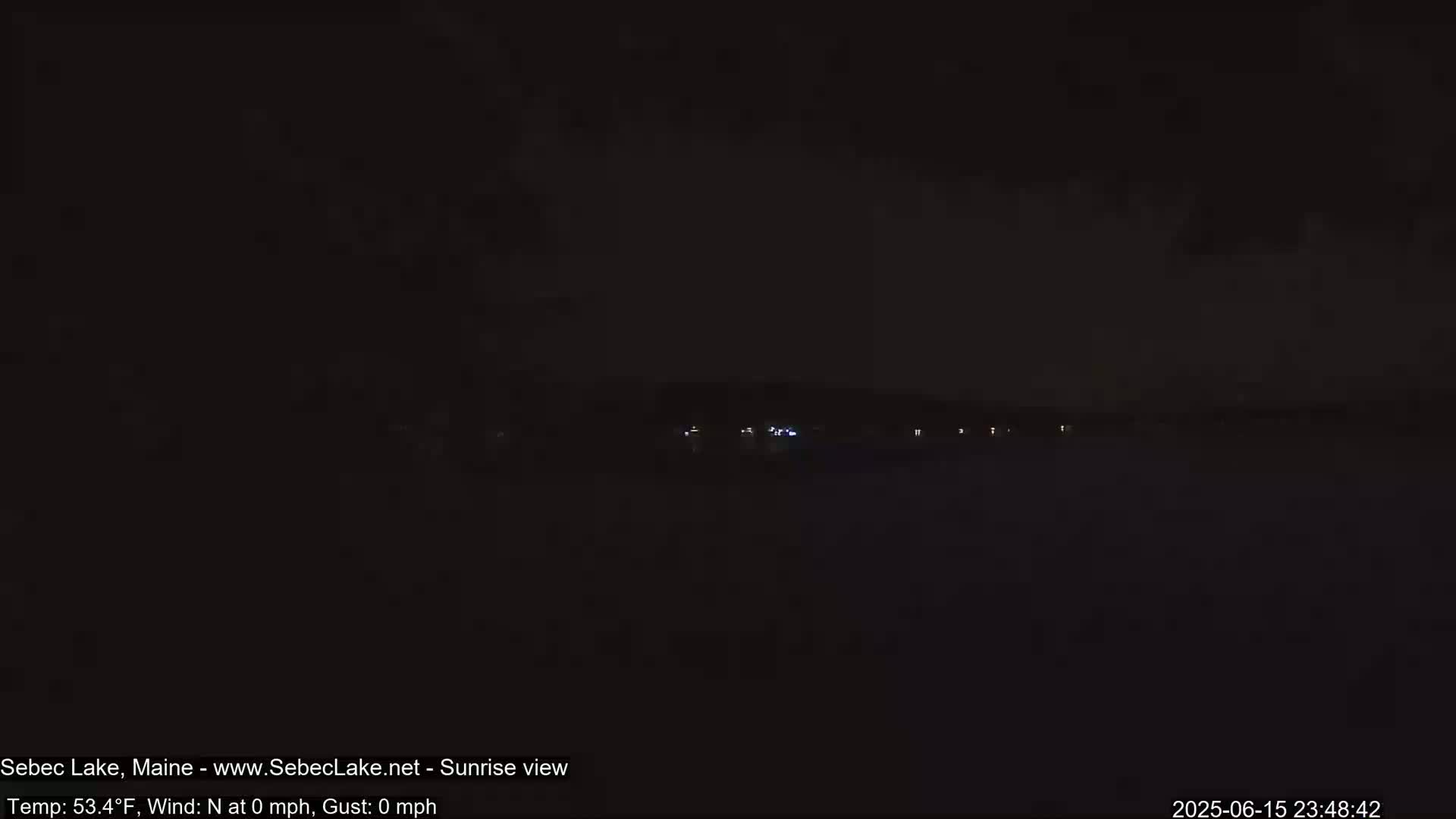 Sebec Lake Live Cam  - Dover&Foxcroft , Maine , USA