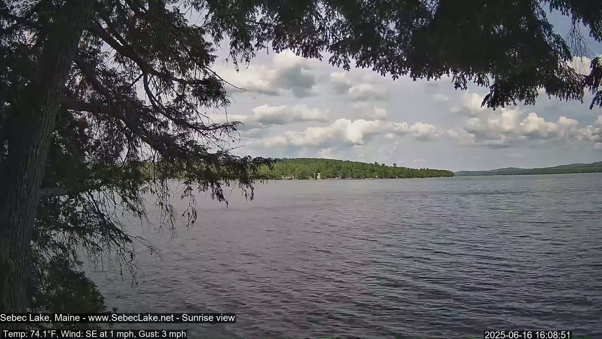 Sebec Lake Live Cam  - Dover&Foxcroft , Maine , USA