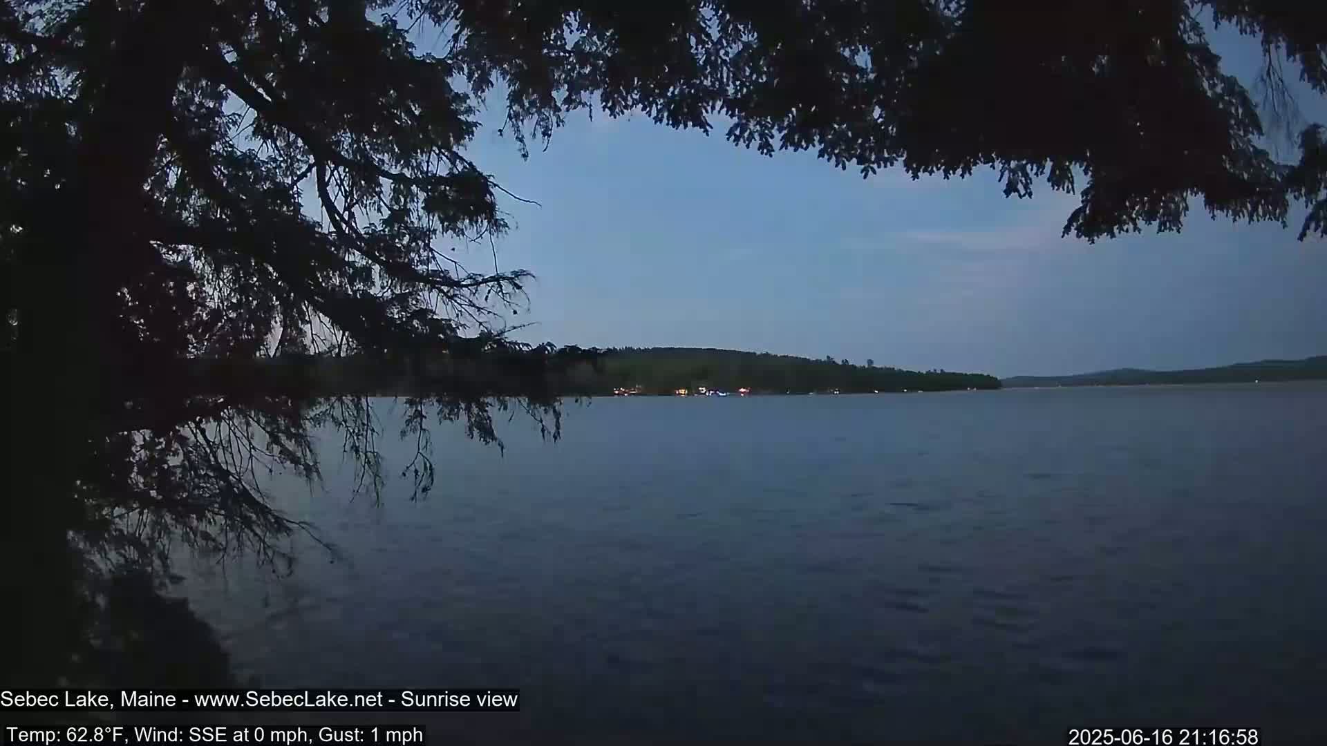 Sebec Lake Live Cam  - Dover&Foxcroft , Maine , USA