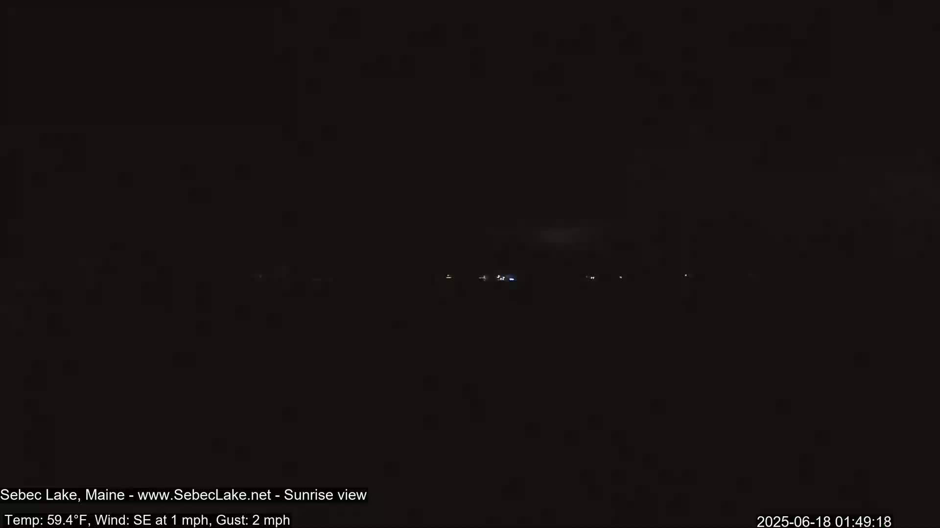 Sebec Lake Live Cam  - Dover&Foxcroft , Maine , USA