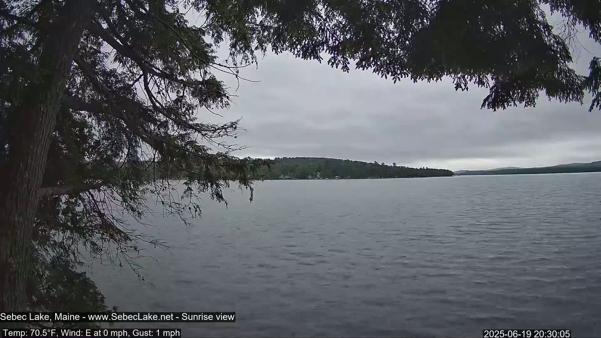Sebec Lake Live Cam  - Dover&Foxcroft , Maine , USA