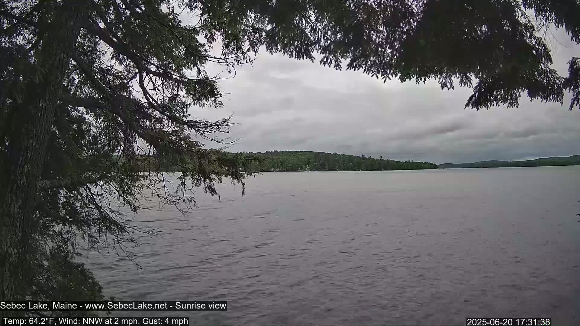 Sebec Lake Live Cam  - Dover&Foxcroft , Maine , USA
