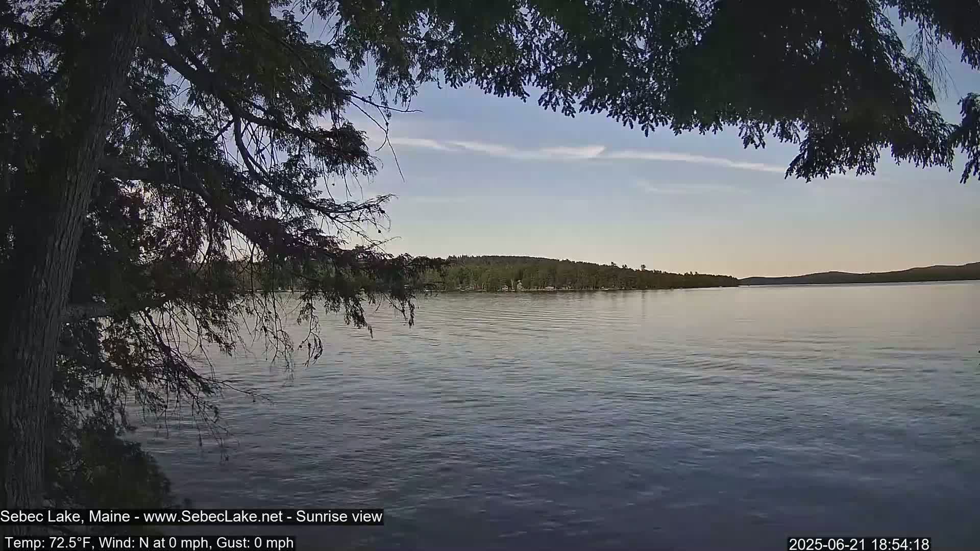 Sebec Lake Live Cam  - Dover&Foxcroft , Maine , USA