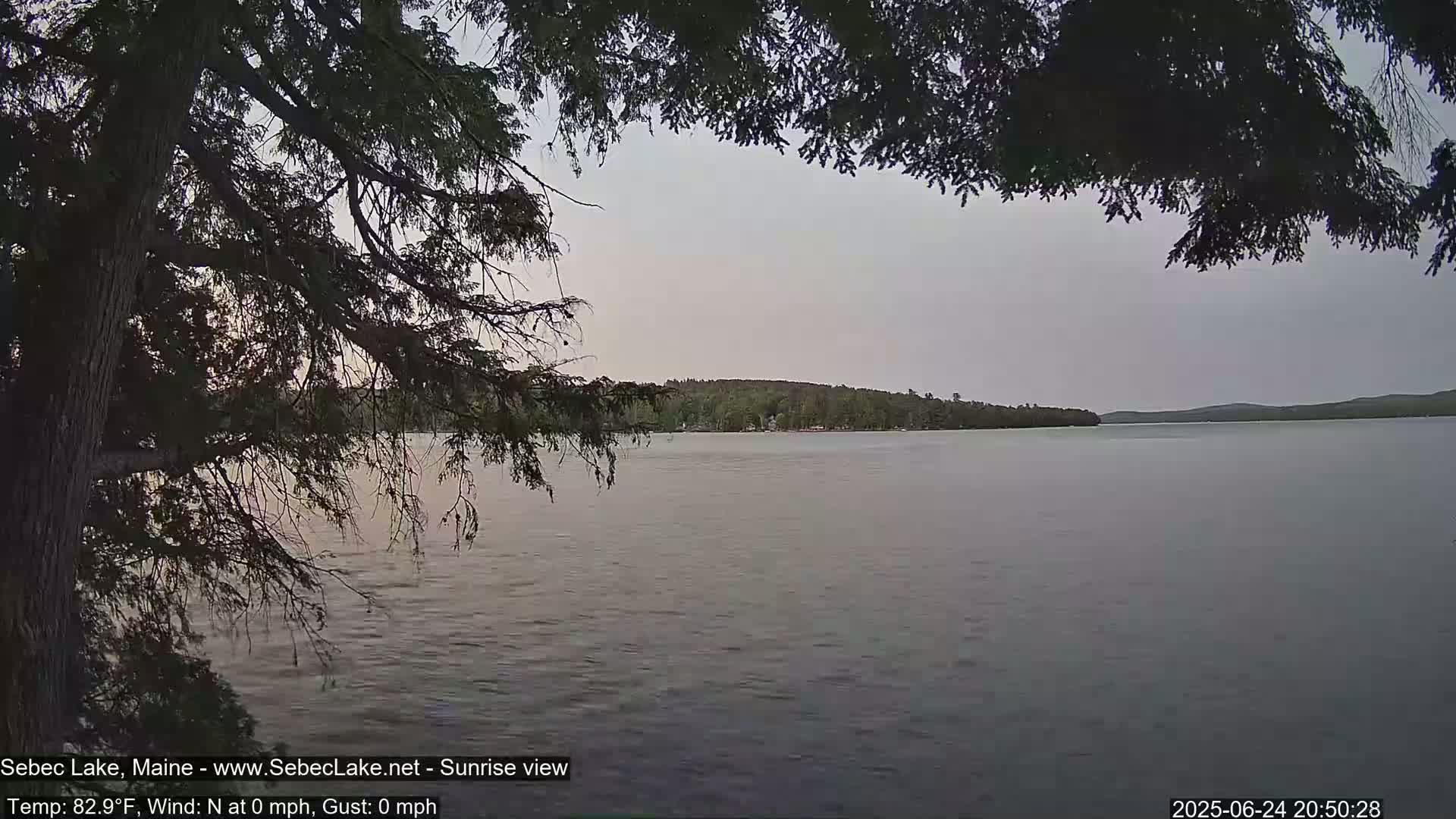 Sebec Lake Live Cam  - Dover&Foxcroft , Maine , USA