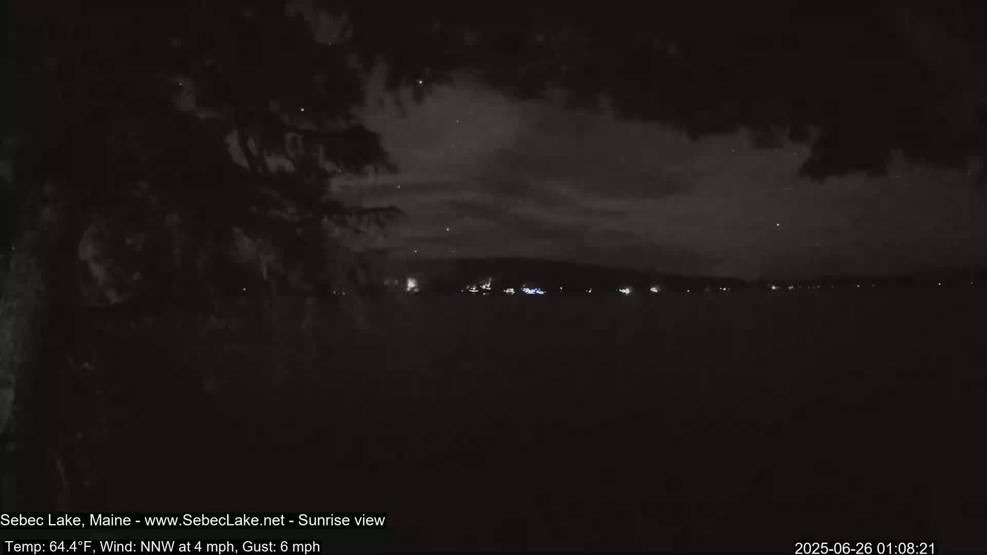 Sebec Lake Live Cam  - Dover&Foxcroft , Maine , USA