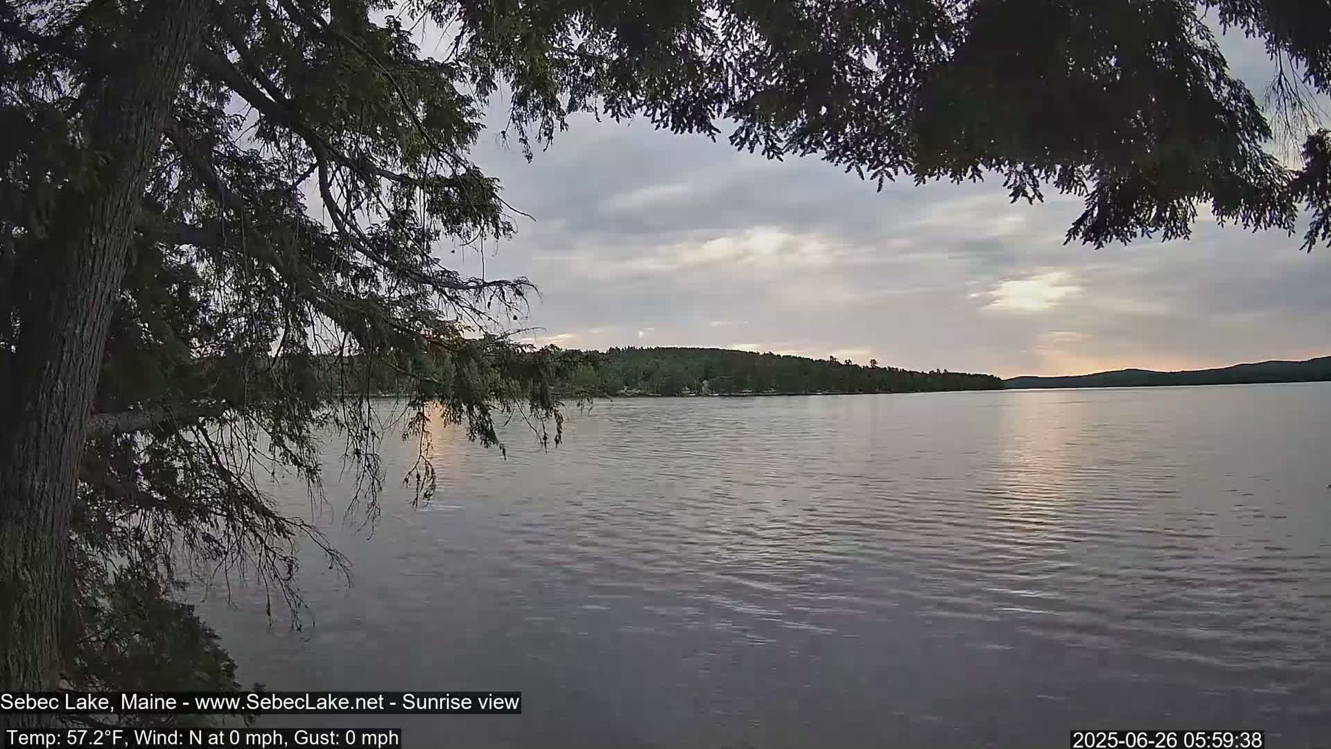 Sebec Lake Live Cam  - Dover&Foxcroft , Maine , USA