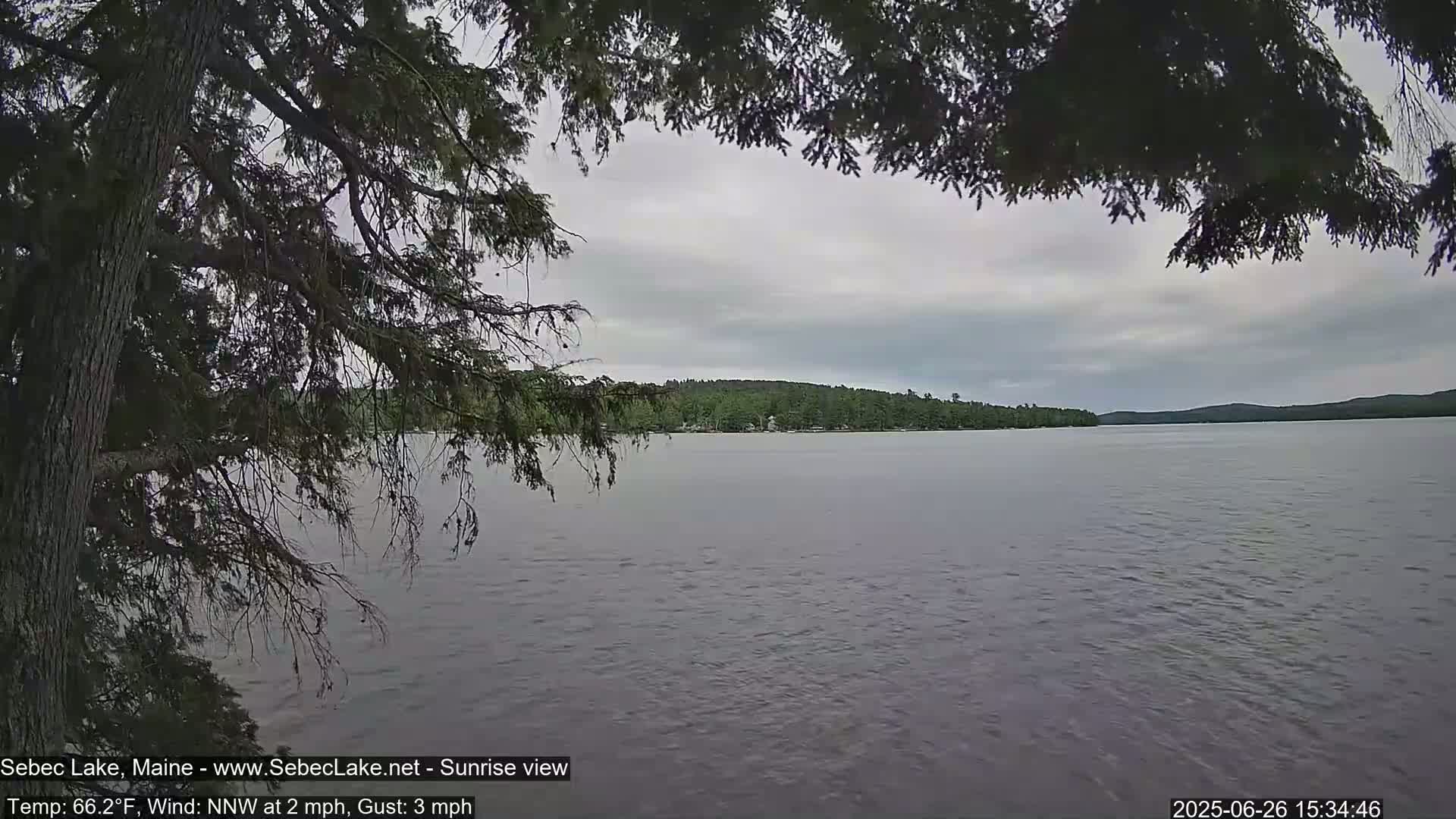 Sebec Lake Live Cam  - Dover&Foxcroft , Maine , USA