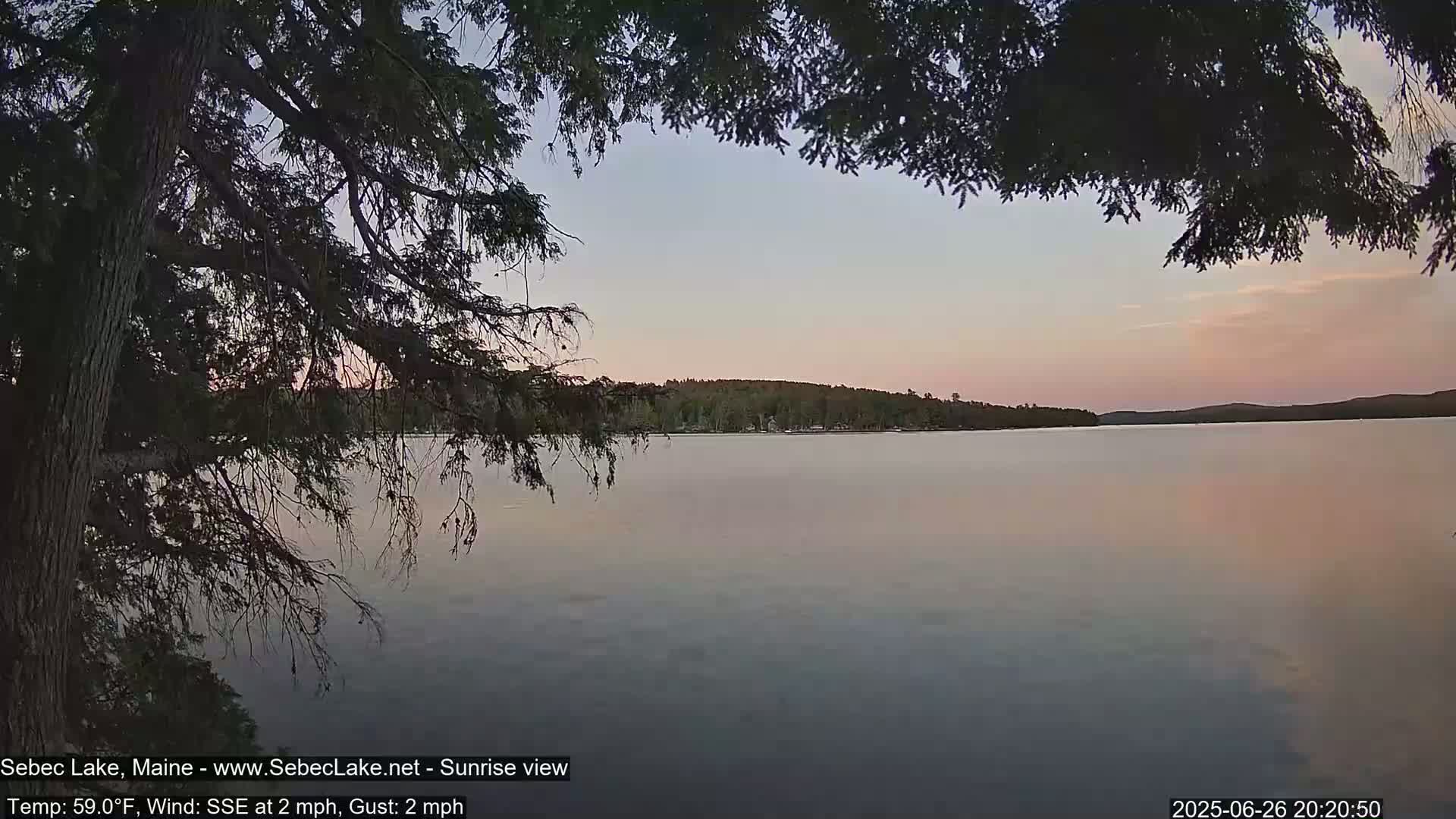 Sebec Lake Live Cam  - Dover&Foxcroft , Maine , USA