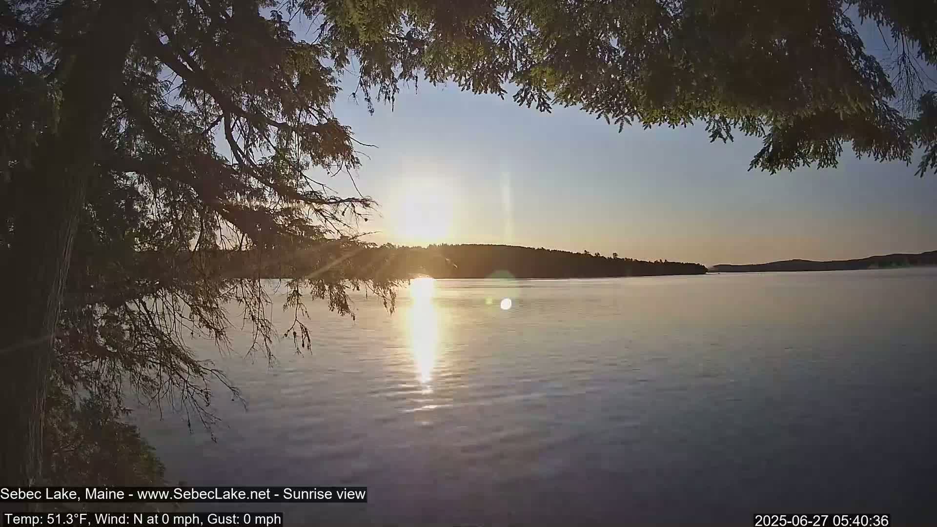 Sebec Lake Live Cam  - Dover&Foxcroft , Maine , USA