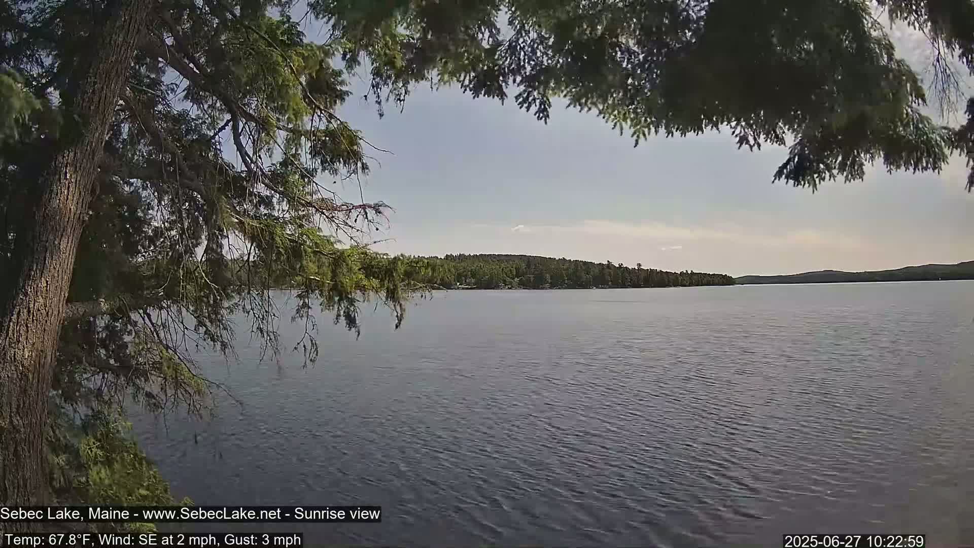 Sebec Lake Live Cam  - Dover&Foxcroft , Maine , USA