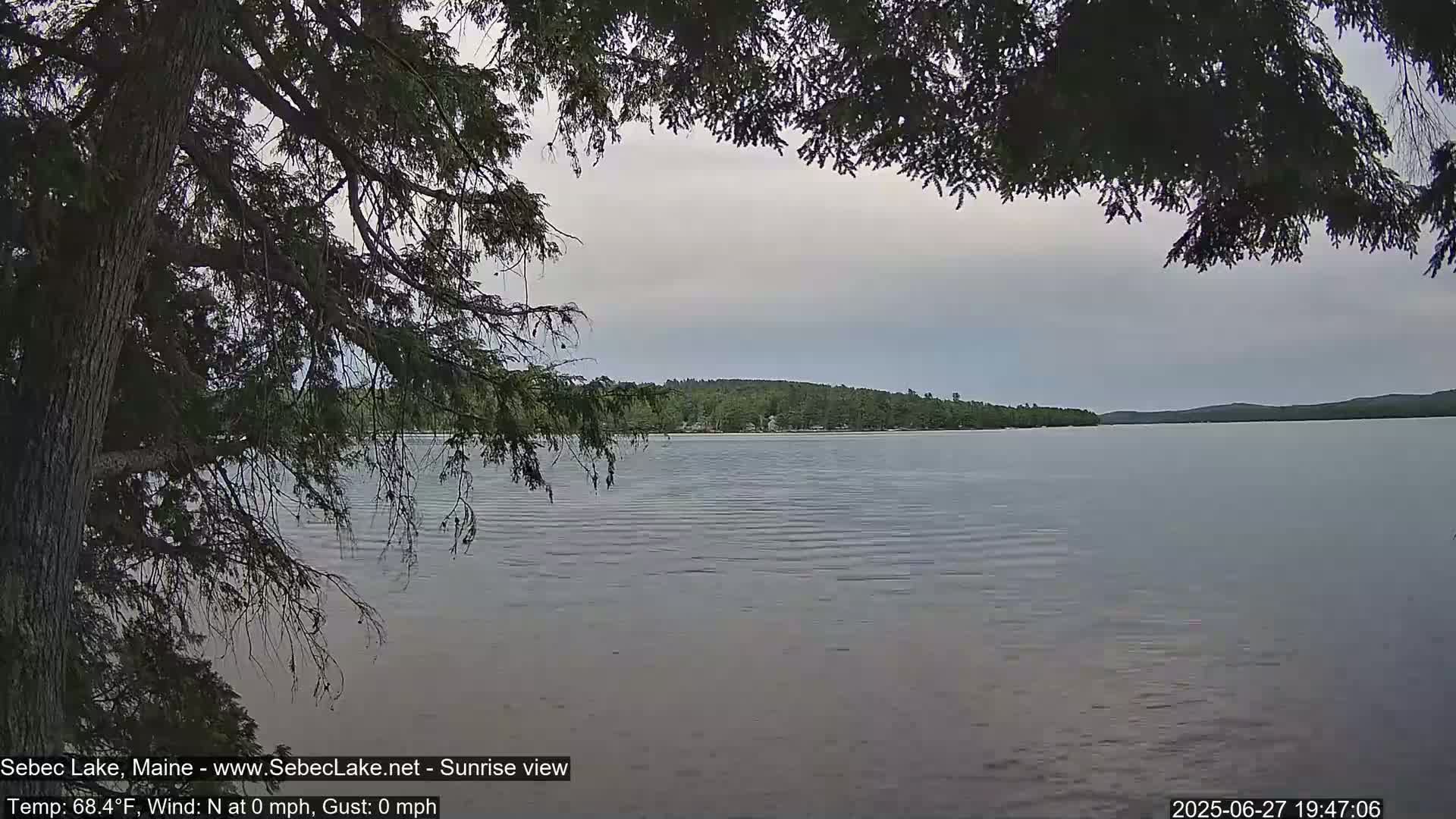 Sebec Lake Live Cam  - Dover&Foxcroft , Maine , USA