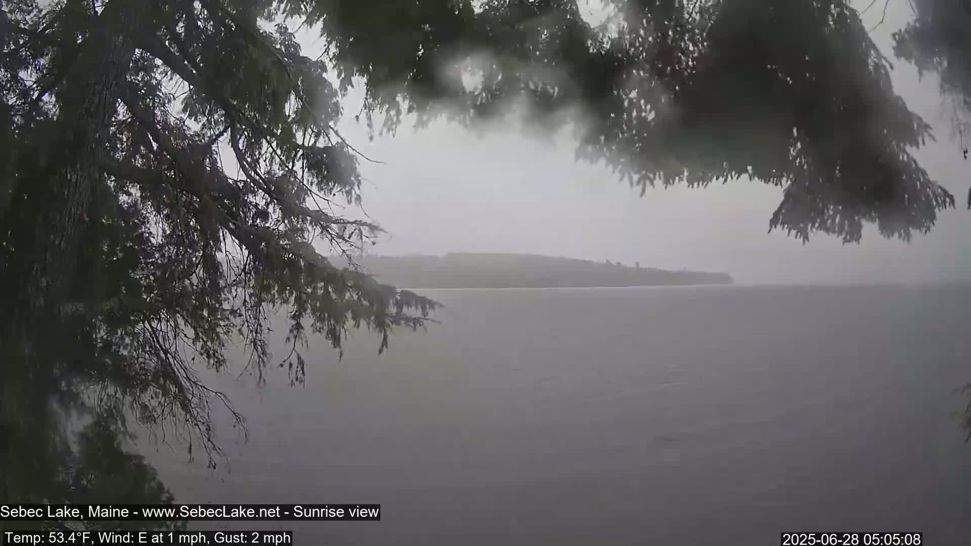 Sebec Lake Live Cam  - Dover&Foxcroft , Maine , USA
