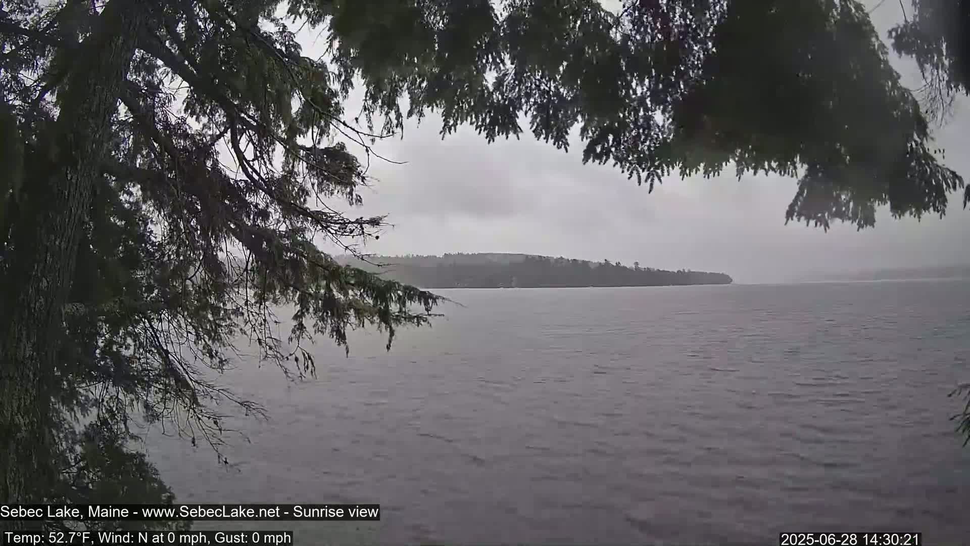 Sebec Lake Live Cam  - Dover&Foxcroft , Maine , USA