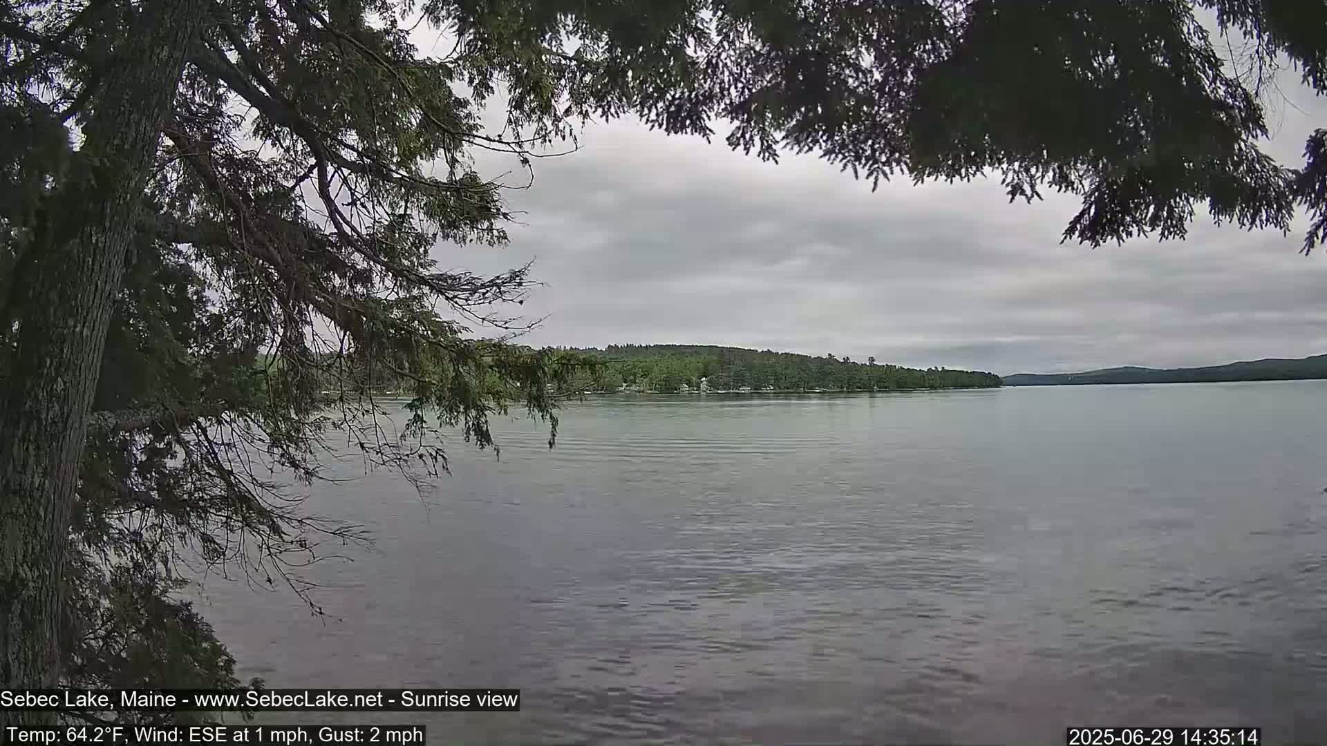 Sebec Lake Live Cam  - Dover&Foxcroft , Maine , USA