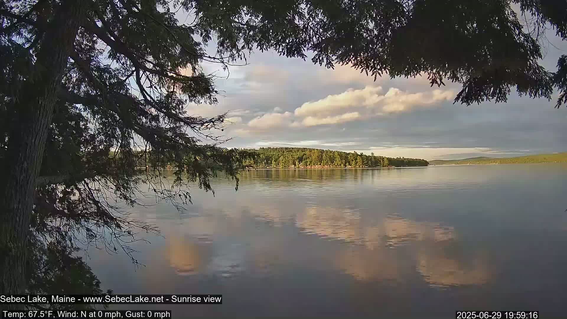 Sebec Lake Live Cam  - Dover&Foxcroft , Maine , USA