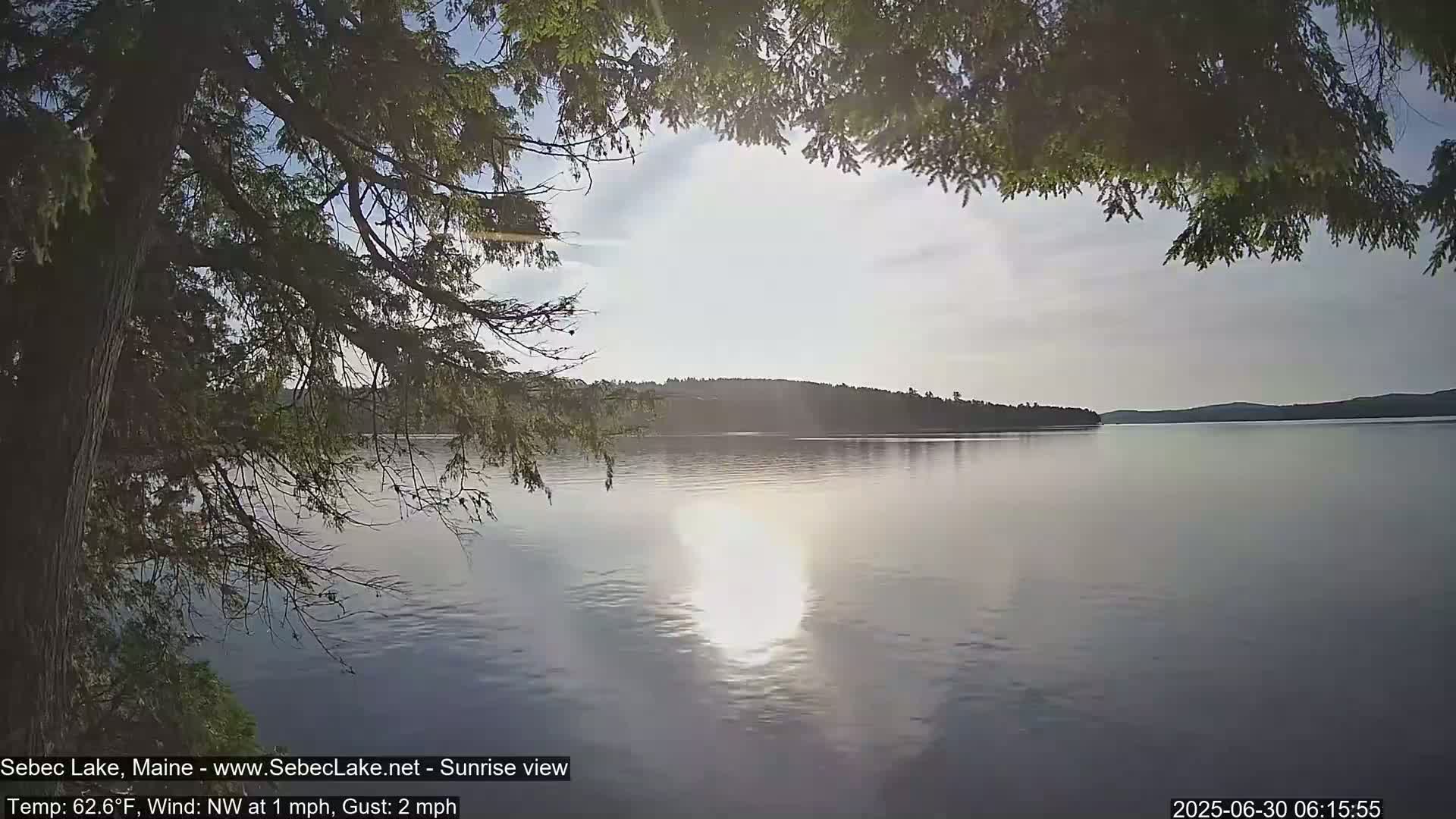Sebec Lake Live Cam  - Dover&Foxcroft , Maine , USA