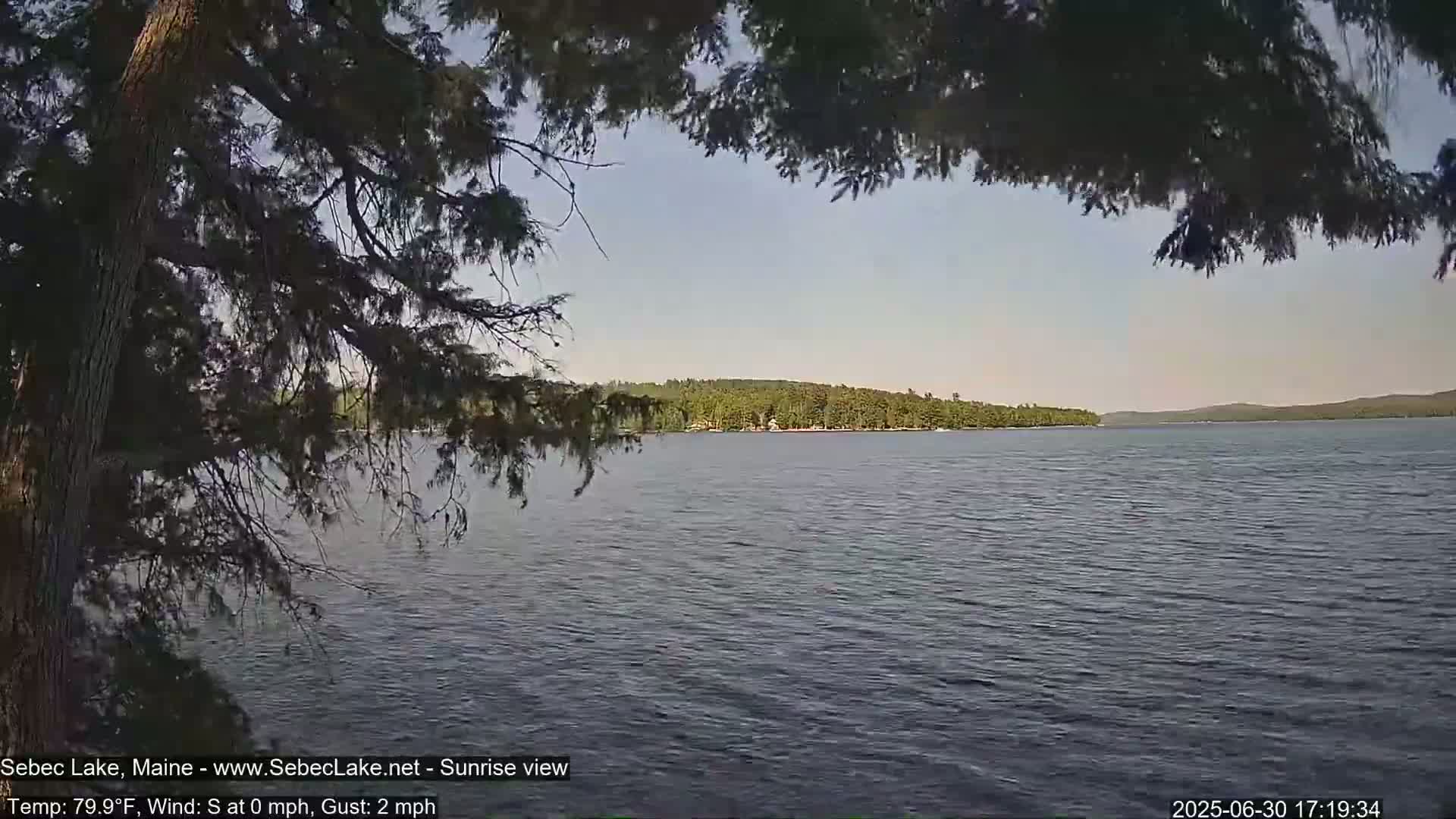 Sebec Lake Live Cam  - Dover&Foxcroft , Maine , USA