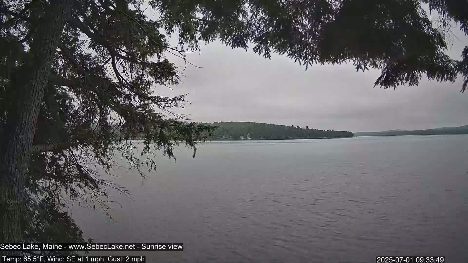 Sebec Lake Live Cam  - Dover&Foxcroft , Maine , USA