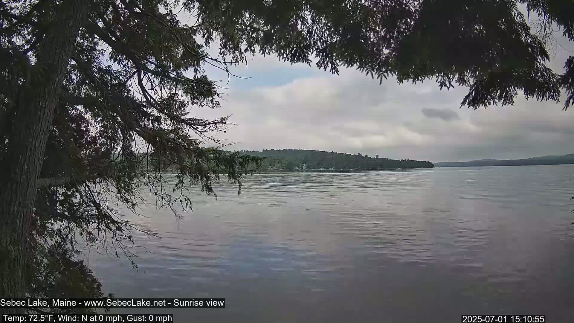 Sebec Lake Live Cam  - Dover&Foxcroft , Maine , USA