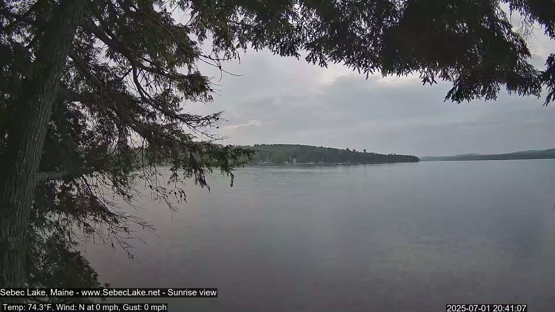 Sebec Lake Live Cam  - Dover&Foxcroft , Maine , USA