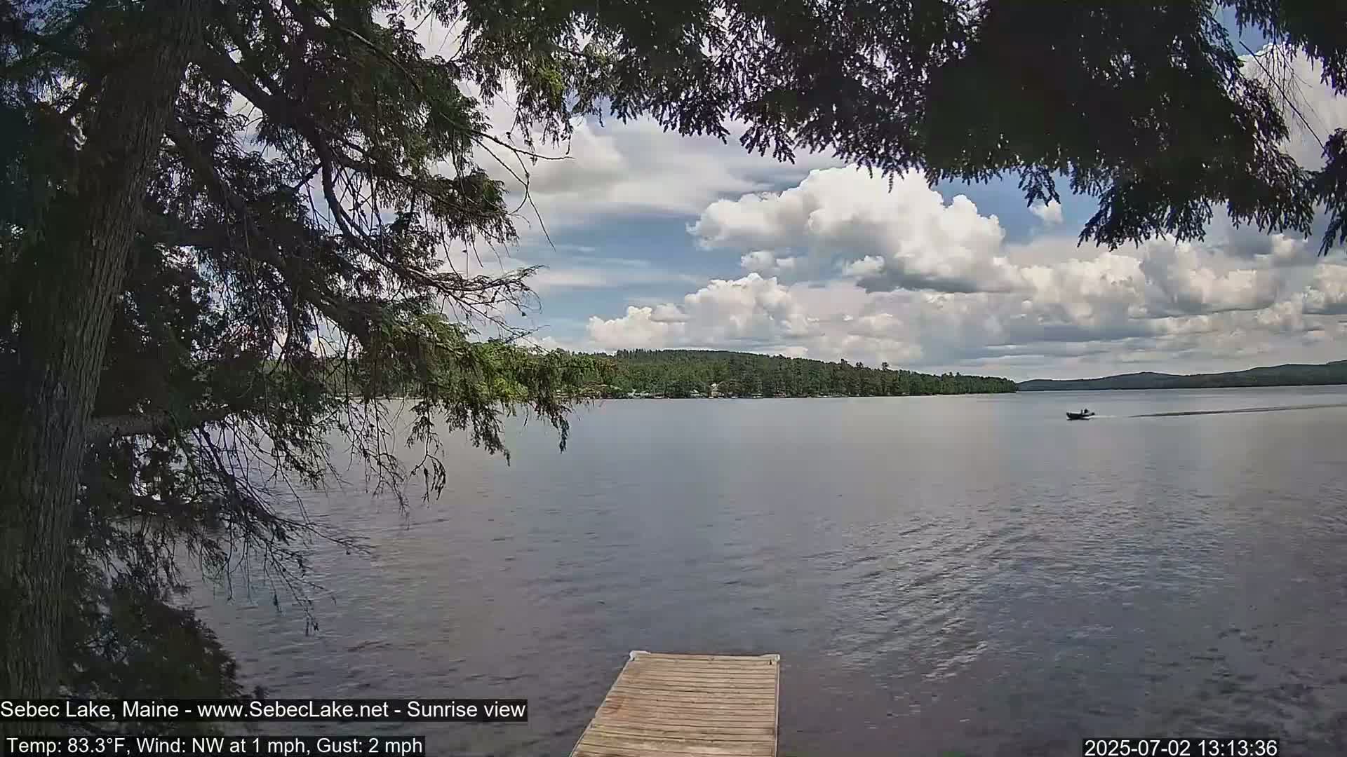 Sebec Lake Live Cam  - Dover&Foxcroft , Maine , USA