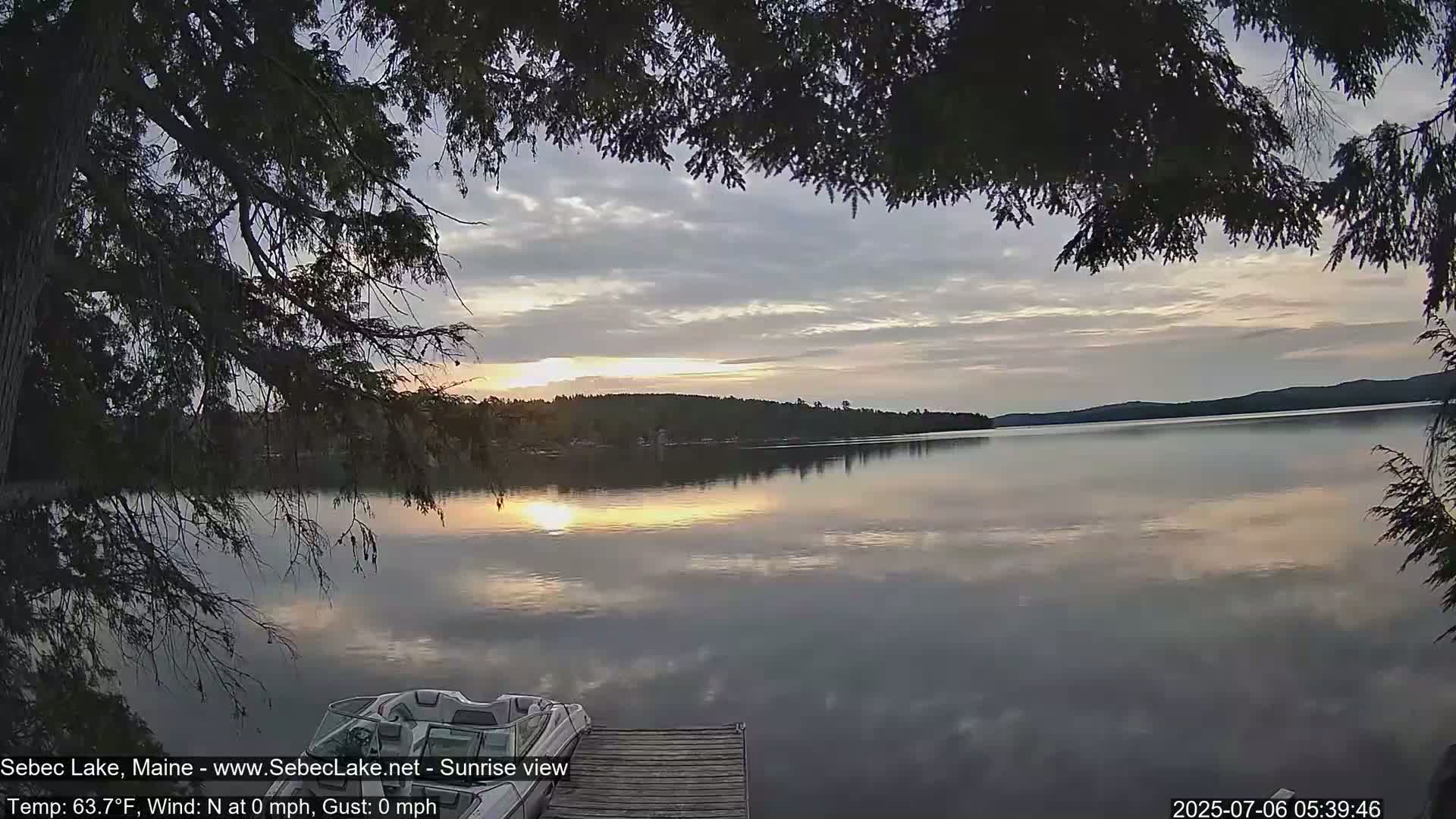 Sebec Lake Live Cam  - Dover&Foxcroft , Maine , USA