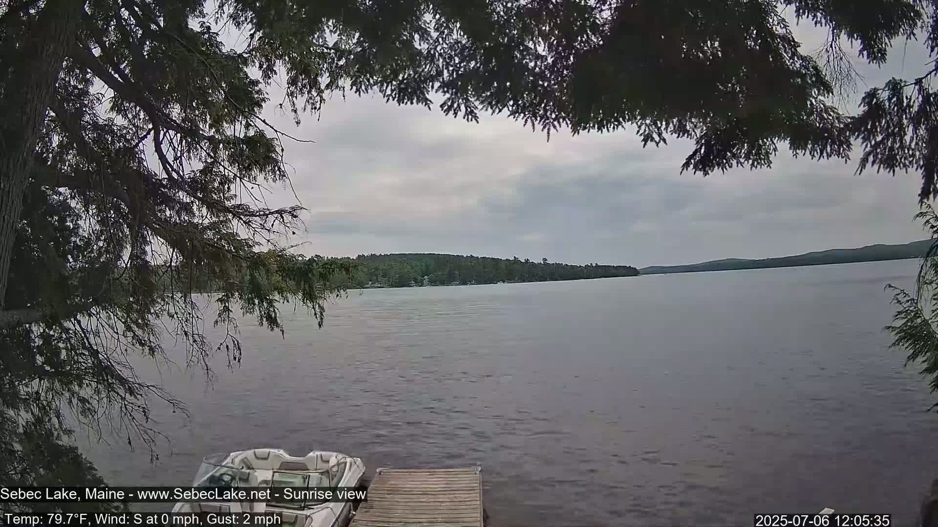 Sebec Lake Live Cam  - Dover&Foxcroft , Maine , USA