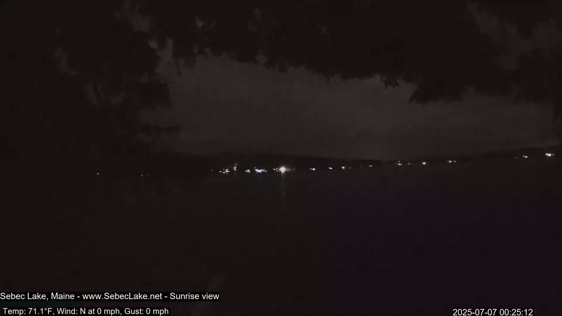 Sebec Lake Live Cam  - Dover&Foxcroft , Maine , USA