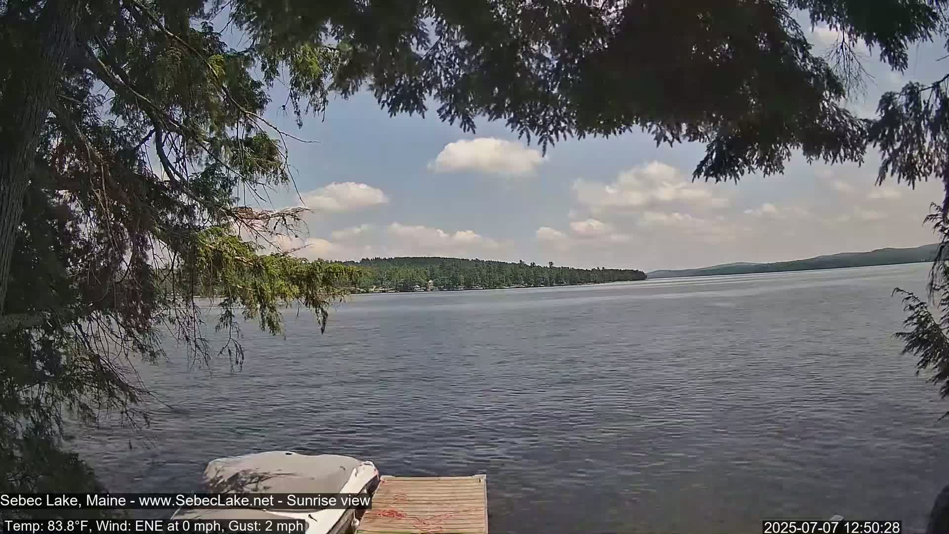 Sebec Lake Live Cam  - Dover&Foxcroft , Maine , USA